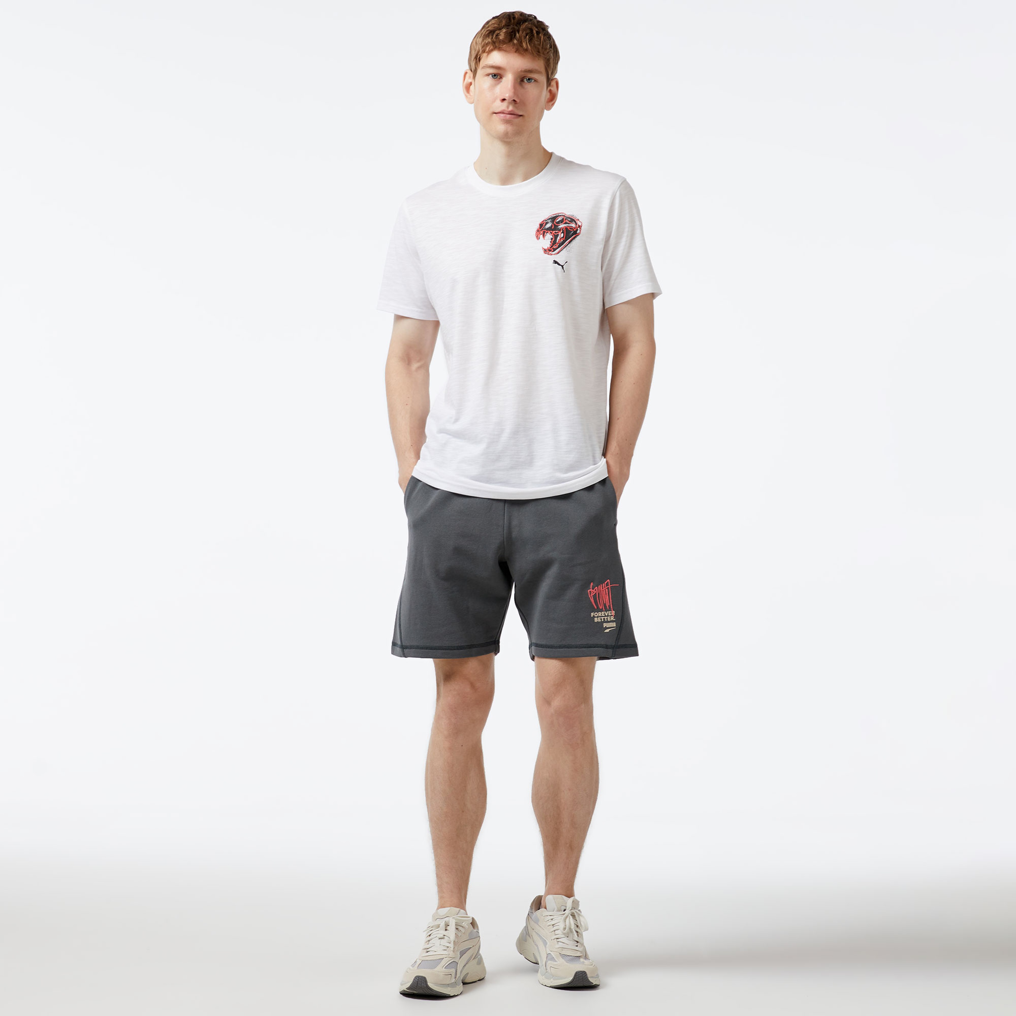 Puma Re:Collection Erkek Gri Şort