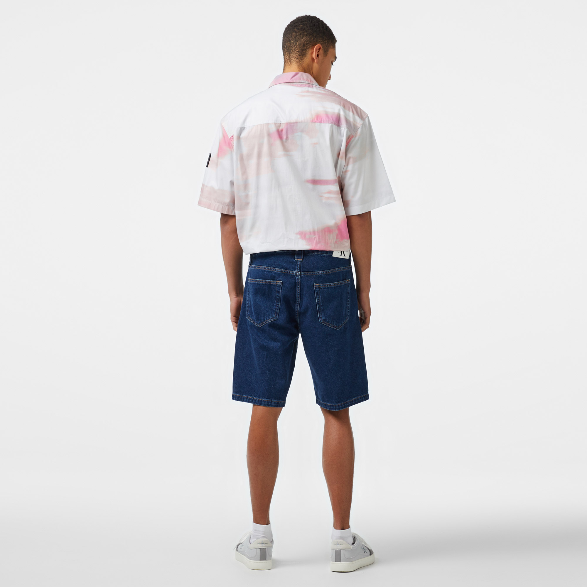Calvin Klein Jeans Erkek Mavi Şort