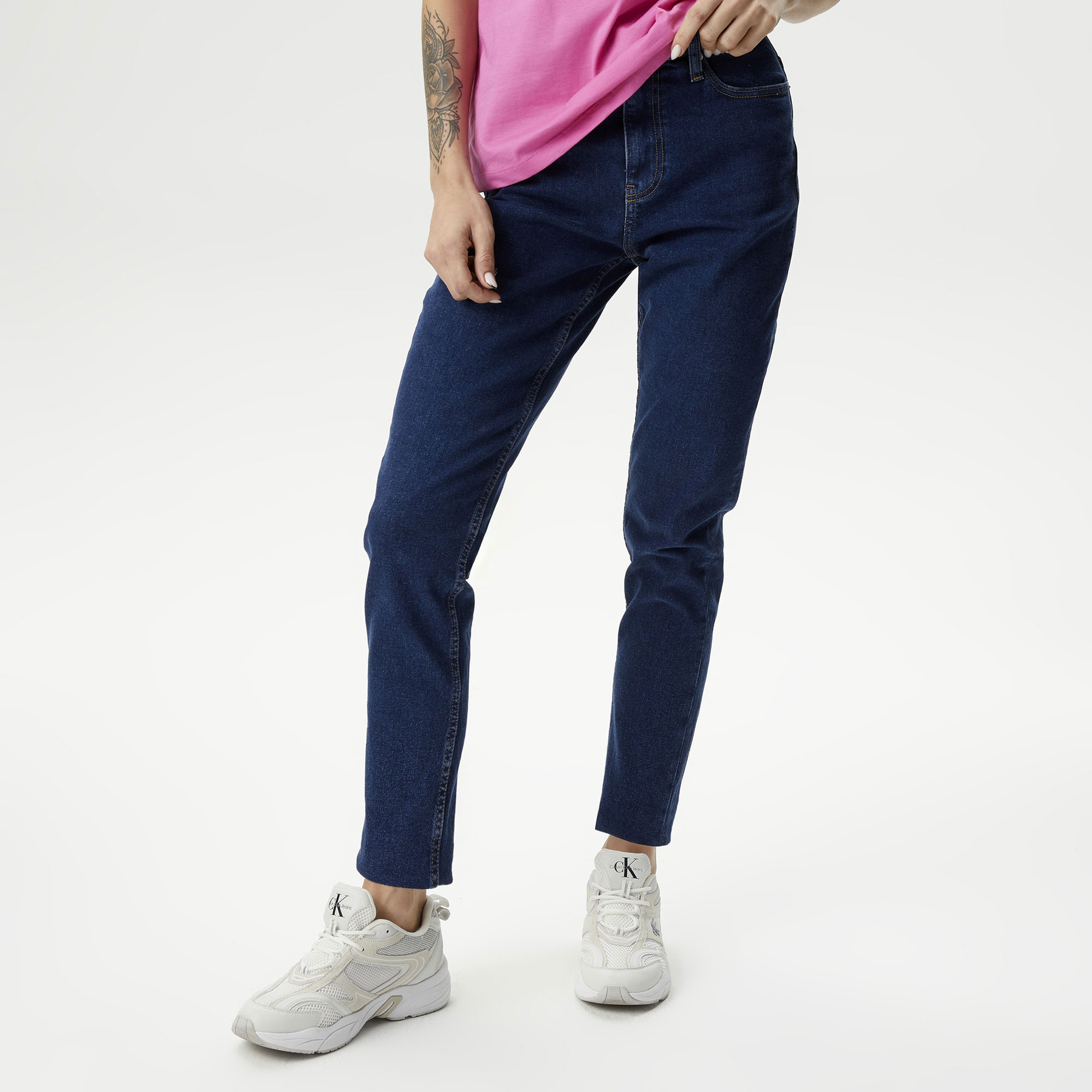 Calvin Klein Jeans Kadın Mavi Jean
