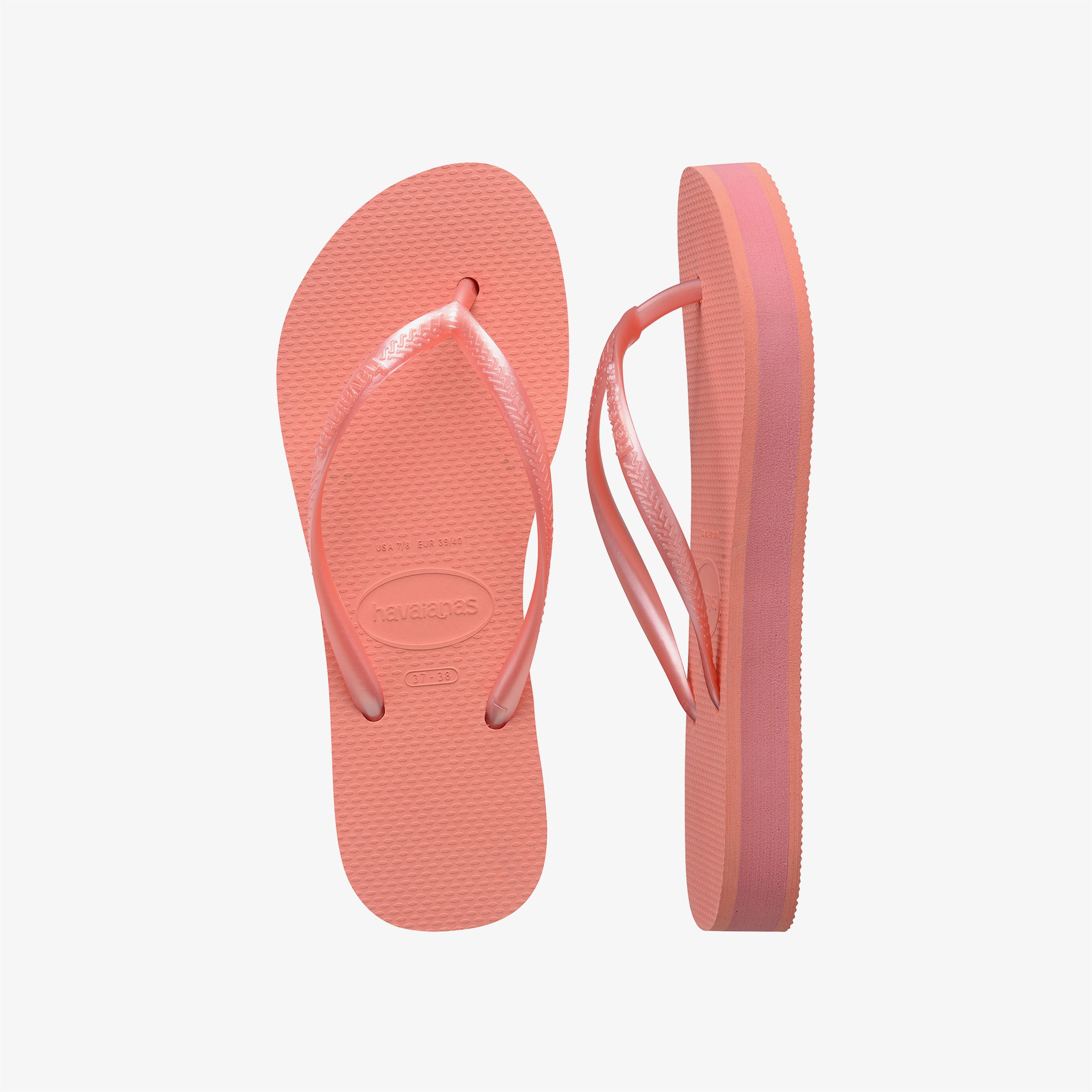 Havaianas Slim Flatform Kadın Peach Rose Terlik