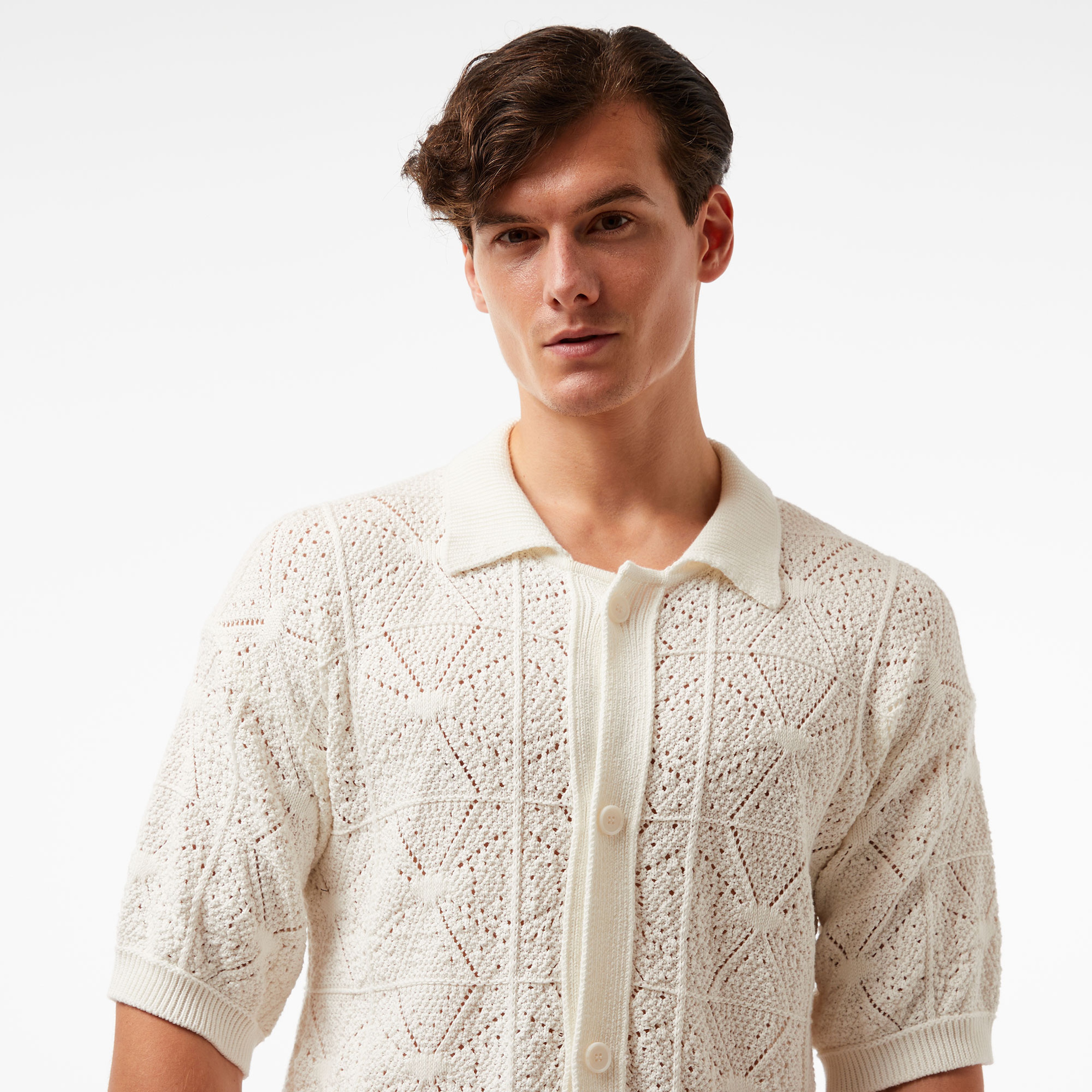 Hugo Sammp Erkek Krem Gömlek