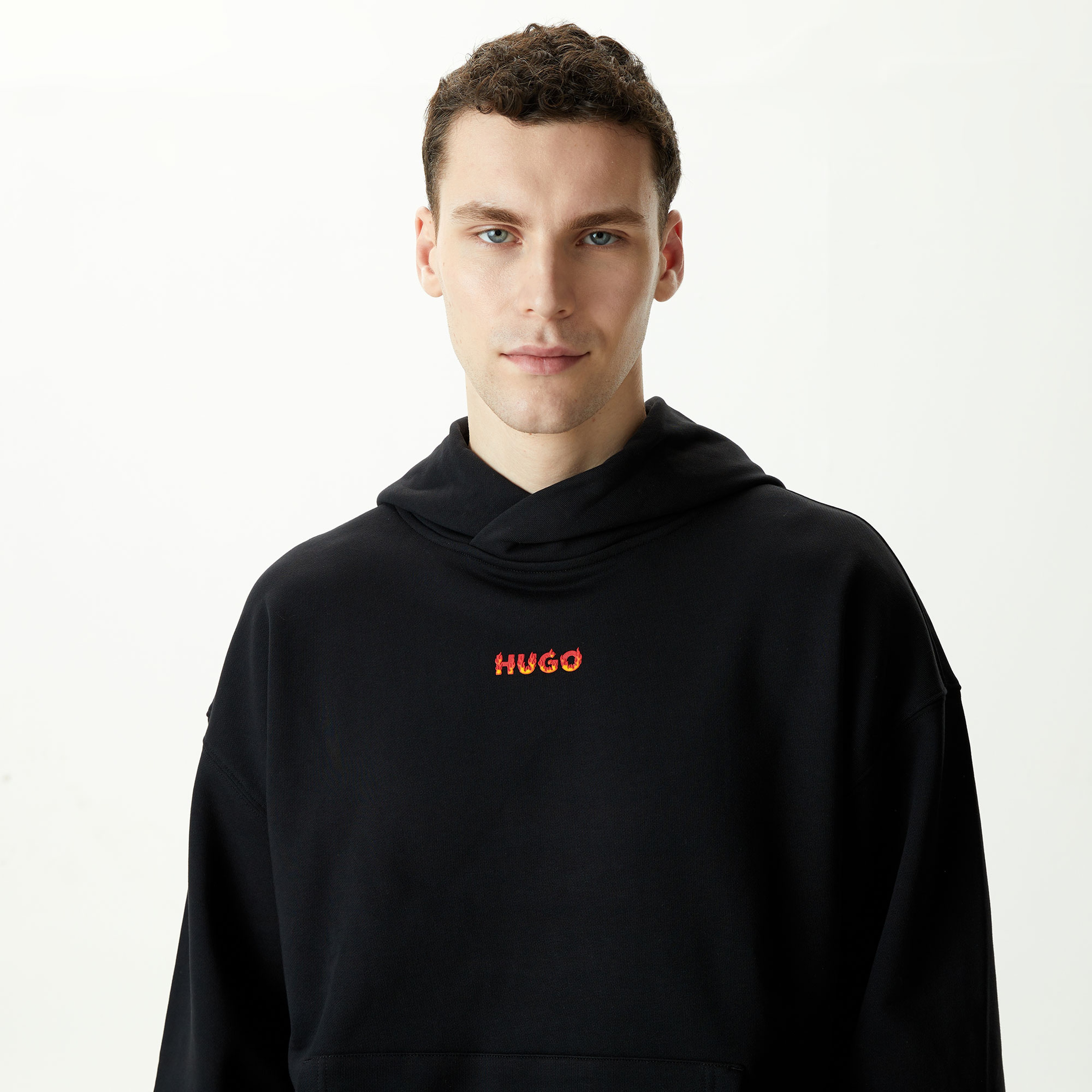 Hugo Droma Erkek Siyah Sweatshirt