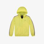 Tommy Hilfiger Tape Hooded Windbreaker Çocuk Sarı Ceket