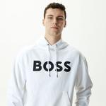 Boss Sullivan 16 Erkek Beyaz Sweatshirt