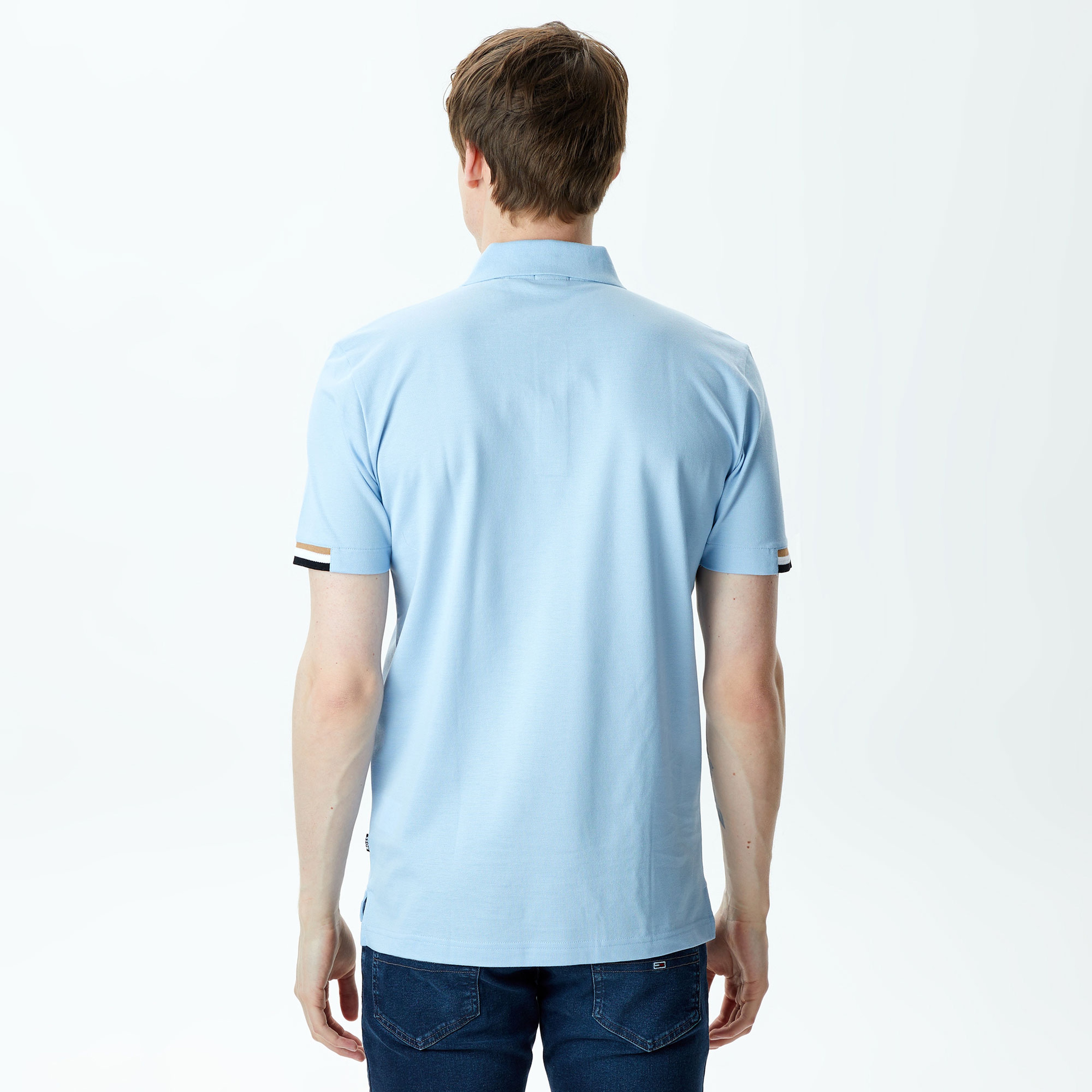 Boss Parlay 147 Erkek Mavi Polo