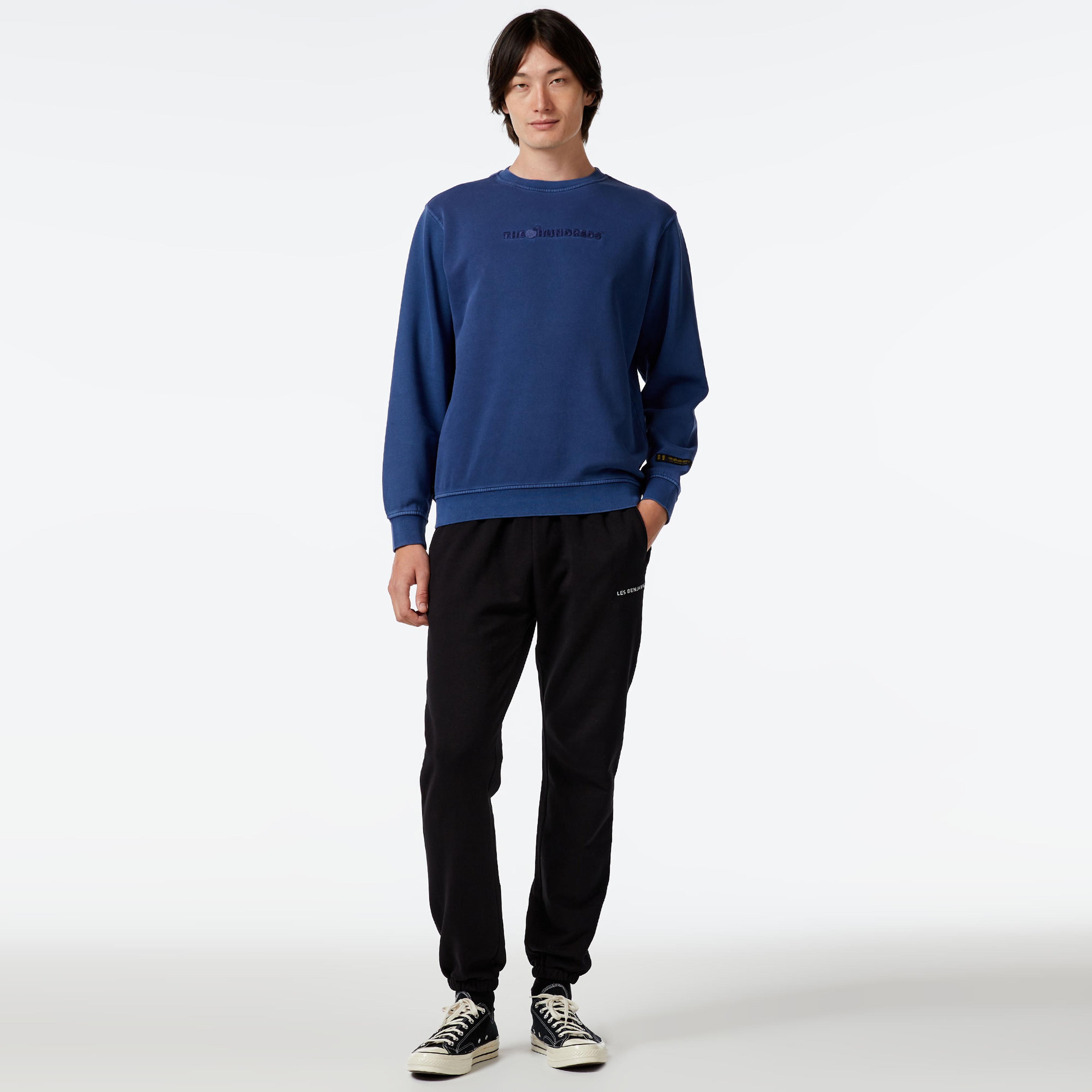 The Hundreds Bar Erkek Lacivert Sweatshirt