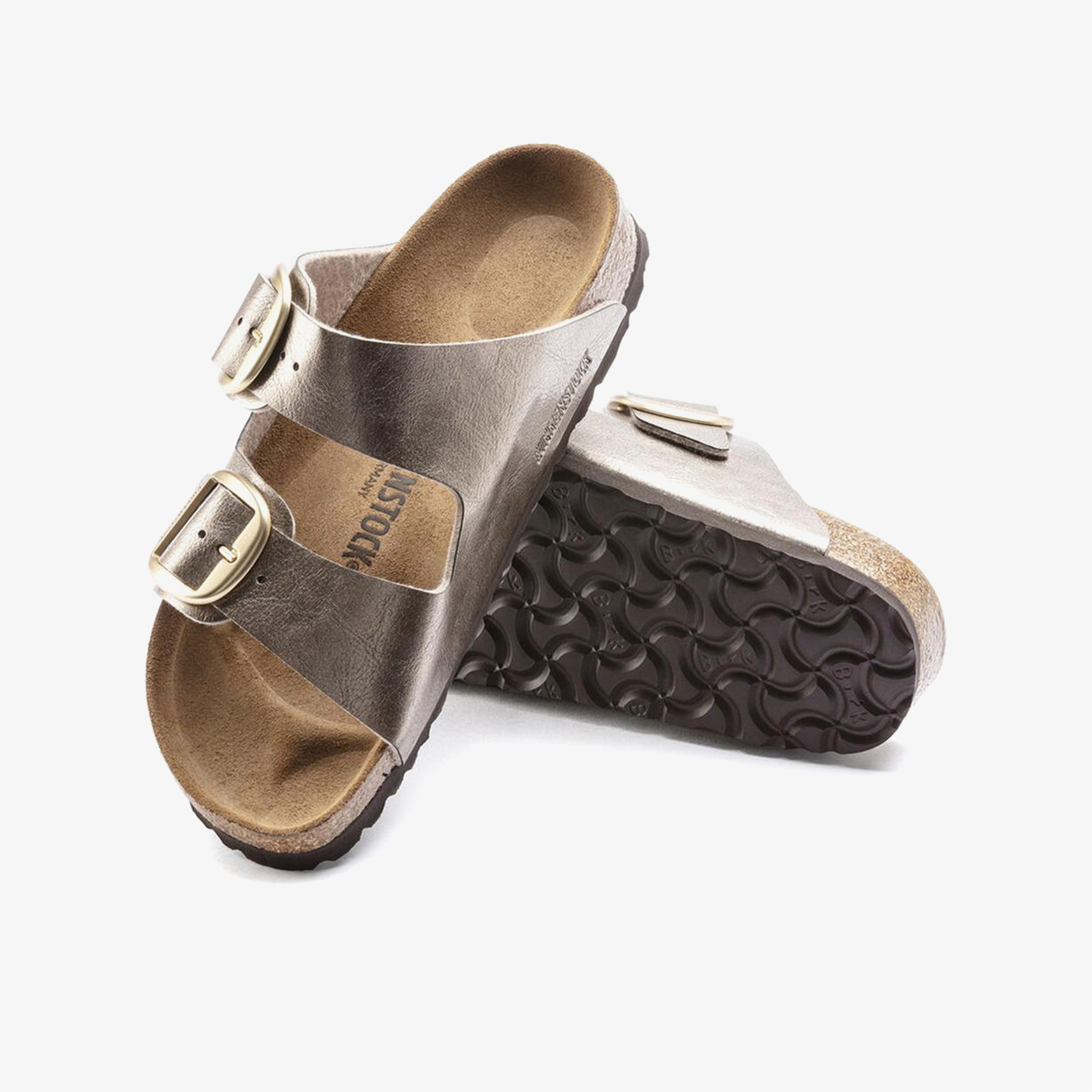 Birkenstock Arizona Big Buckle Bf Graceful Kadın Krem Terlik
