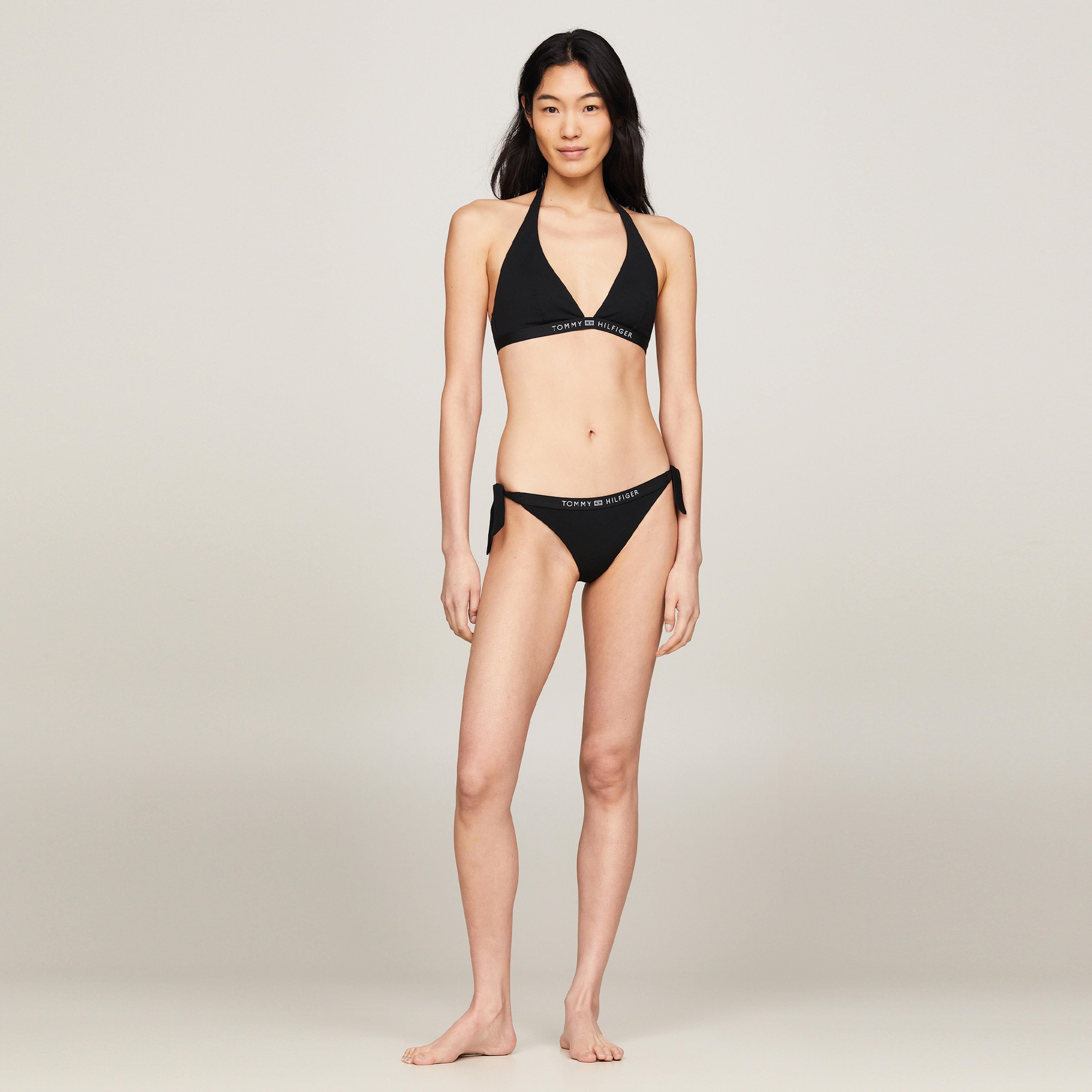 Tommy Hilfiger Side Tie Kadın Siyah Bikini Altı