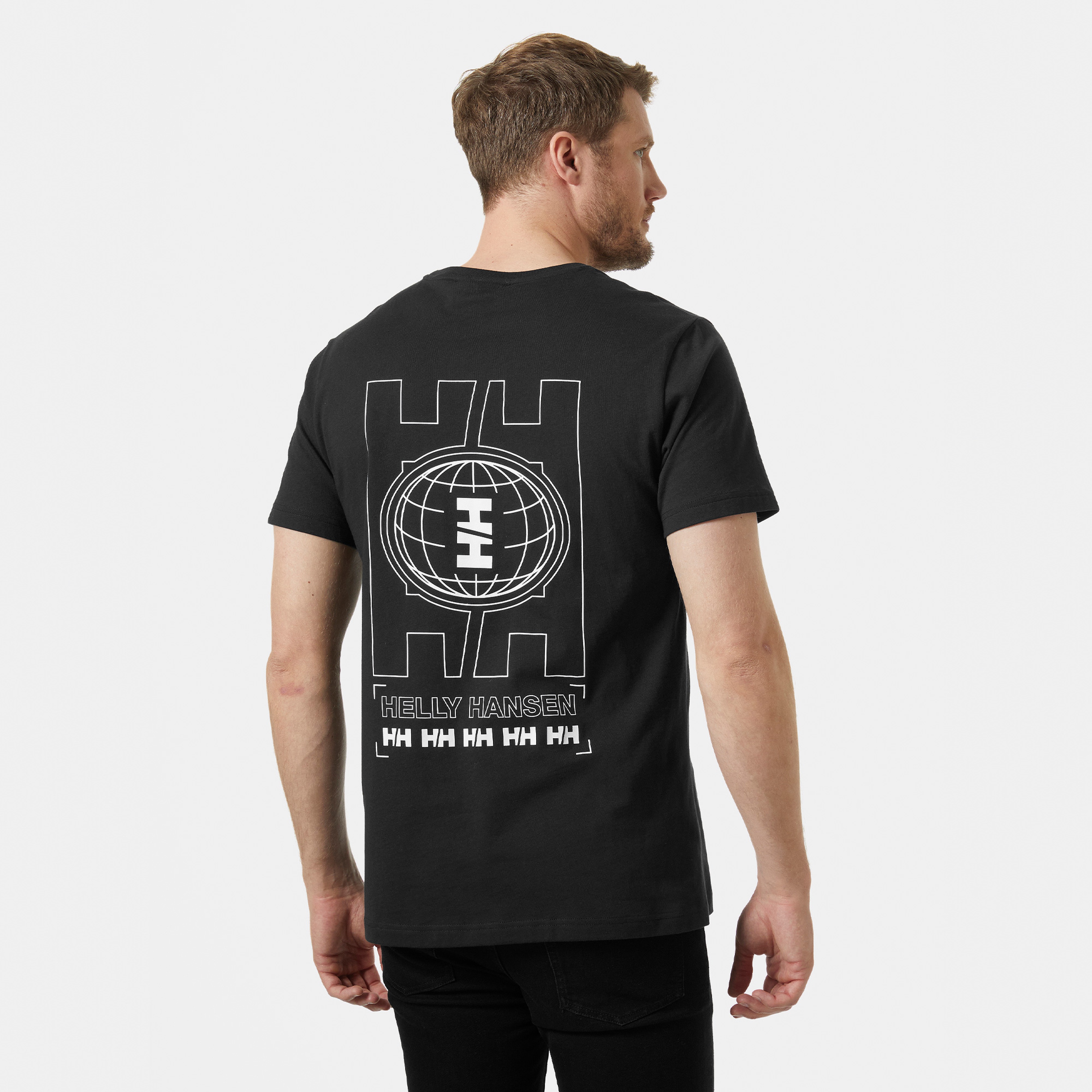 Helly Hansen Core Graphic Erkek Siyah T-Shirt
