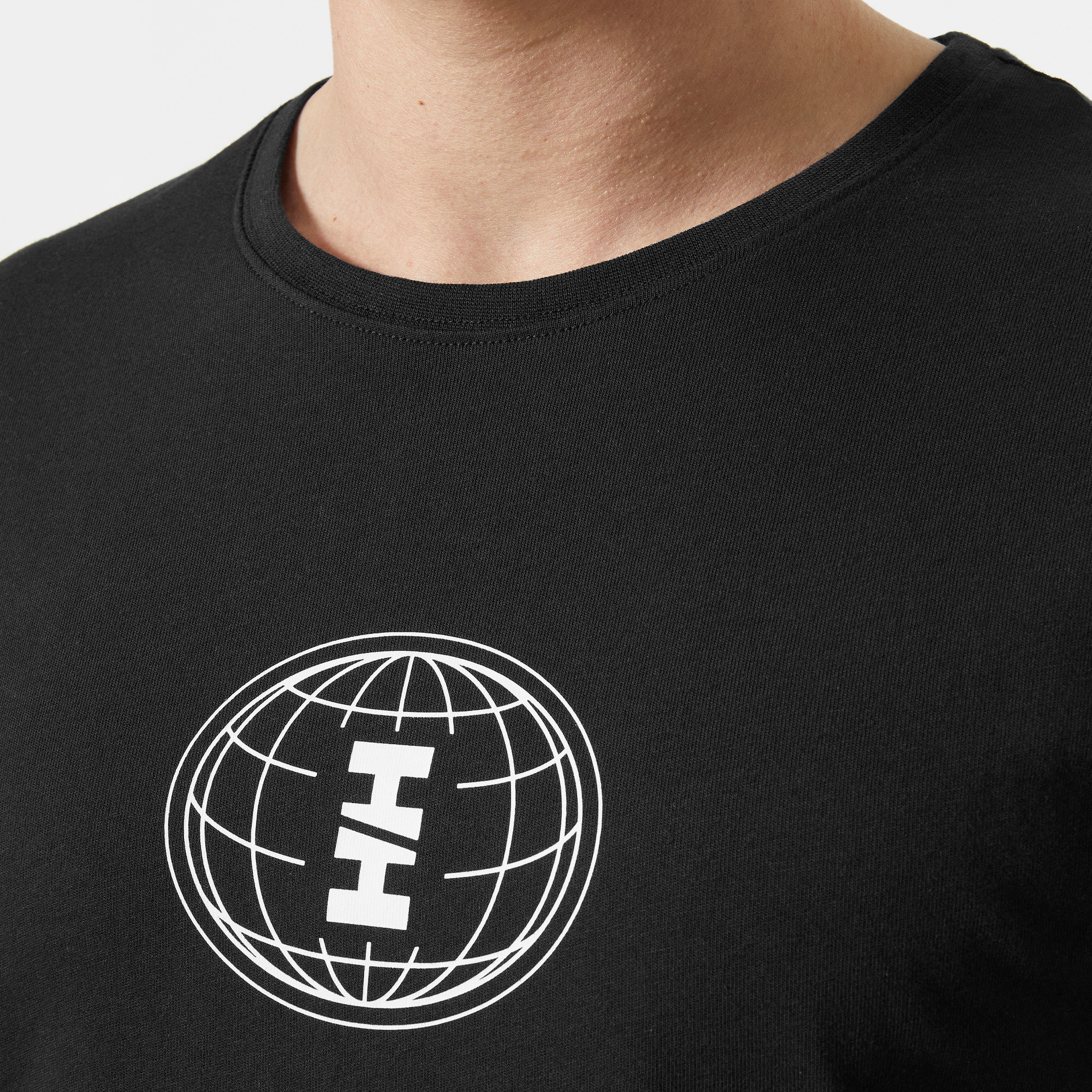 Helly Hansen Core Graphic Erkek Siyah T-Shirt