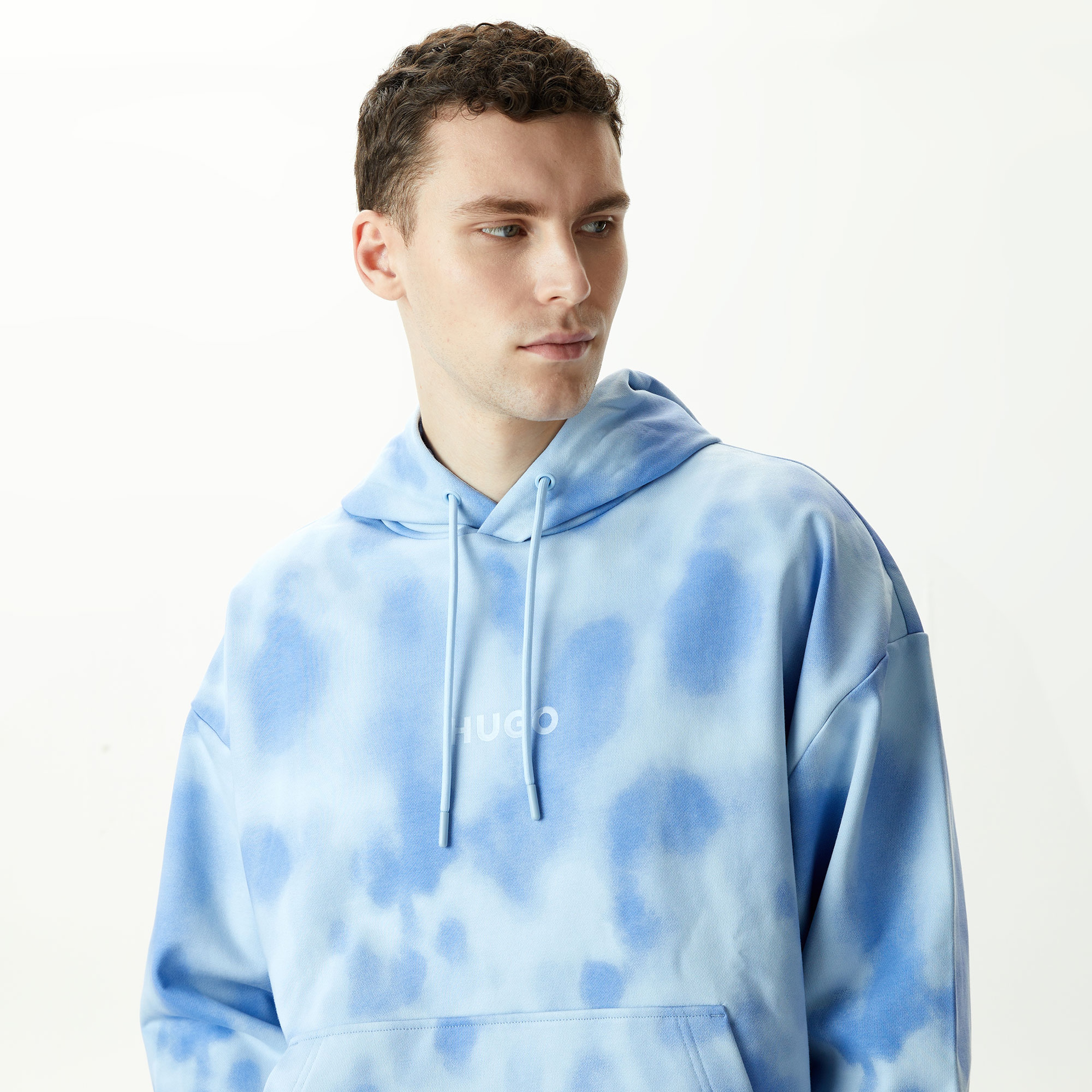 Hugo Dolta Erkek Mavi Sweatshirt