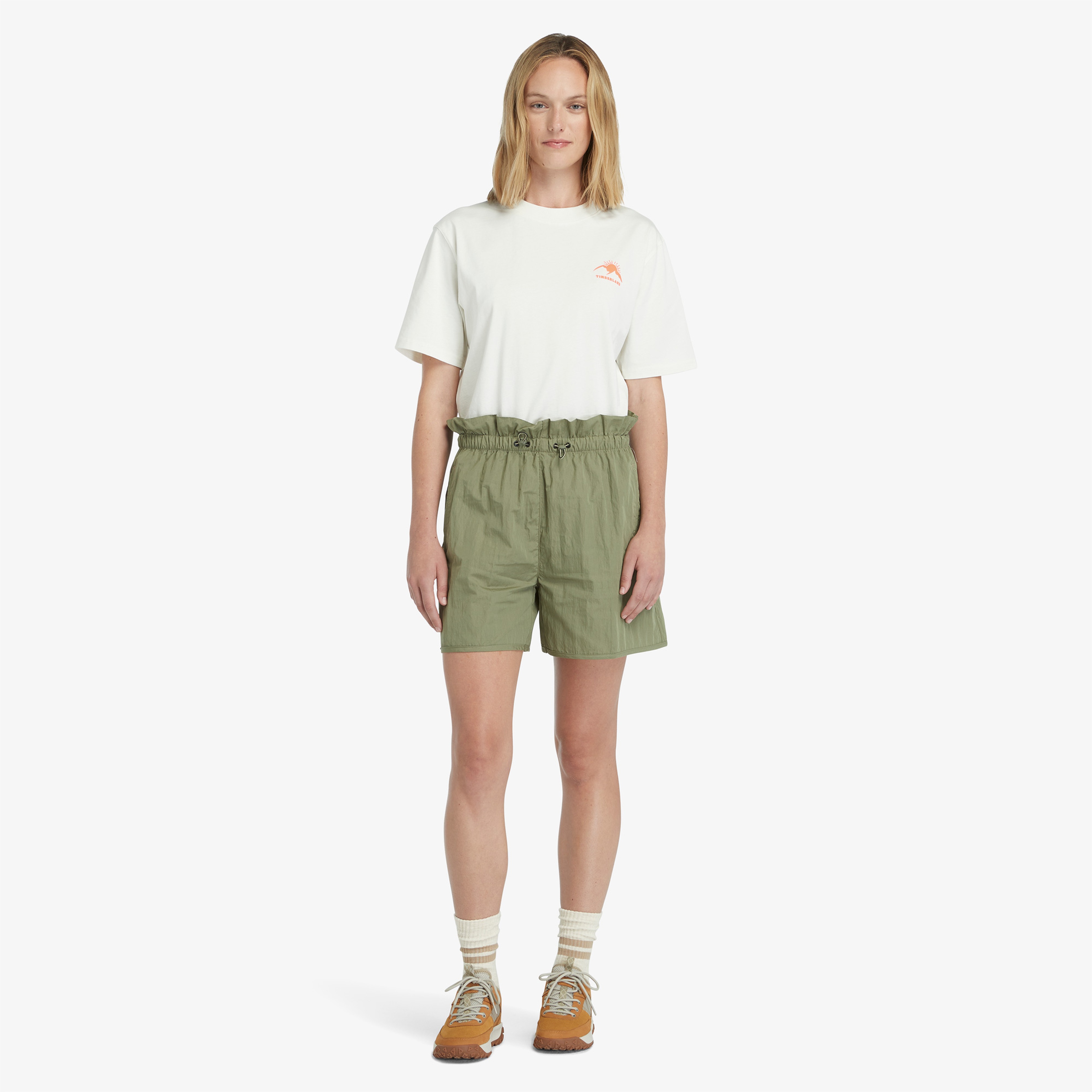 Timberland Hike Life Graphic Classic Kadın Beyaz T-Shirt