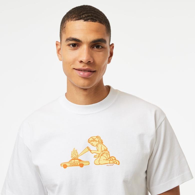 HUF Playtime S/S Erkek Beyaz T-Shirt