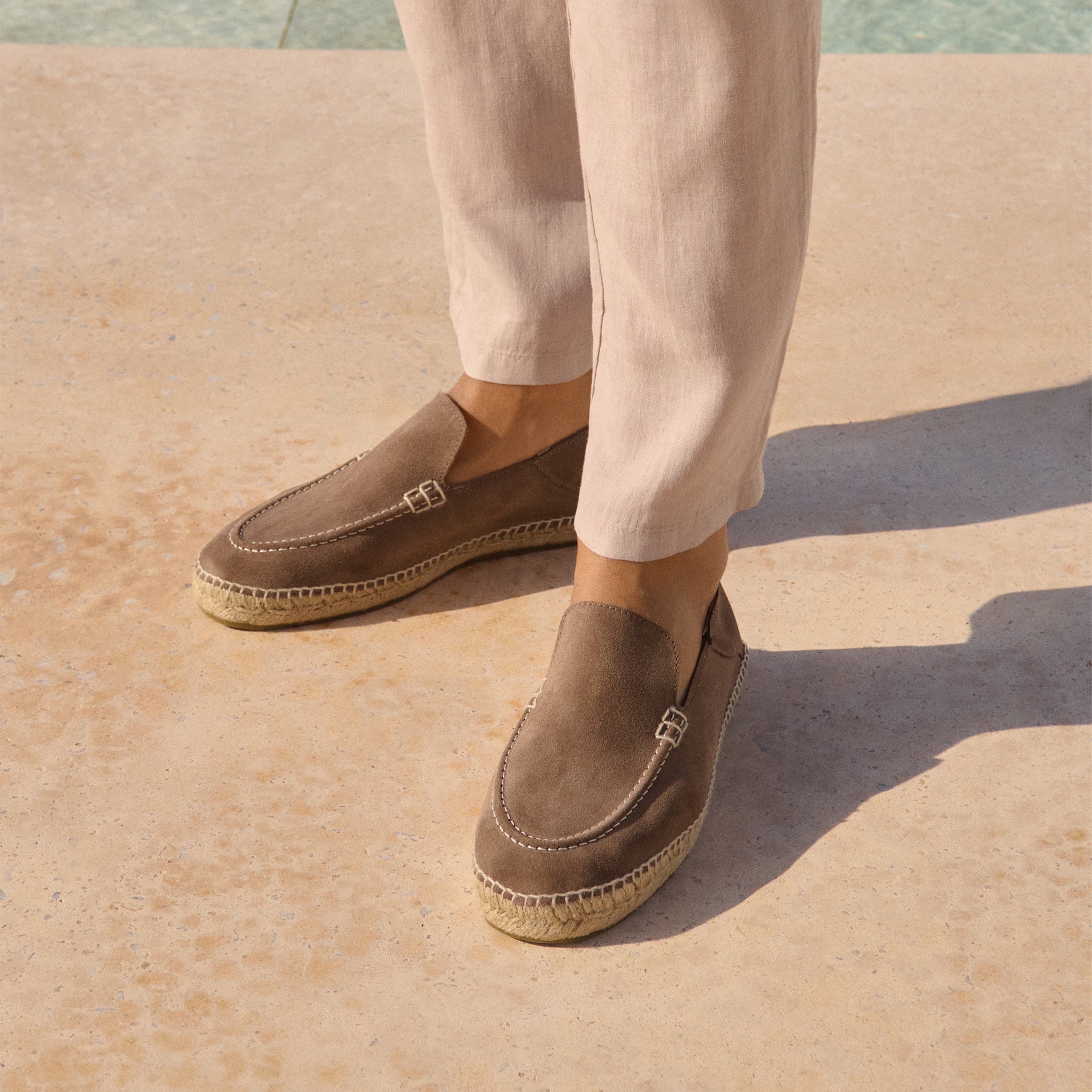 Manebi Traveler Erkek Kahverengi Espadril