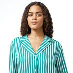 Tommy Hilfiger Fluidipe Kadın Yeşil Gömlek