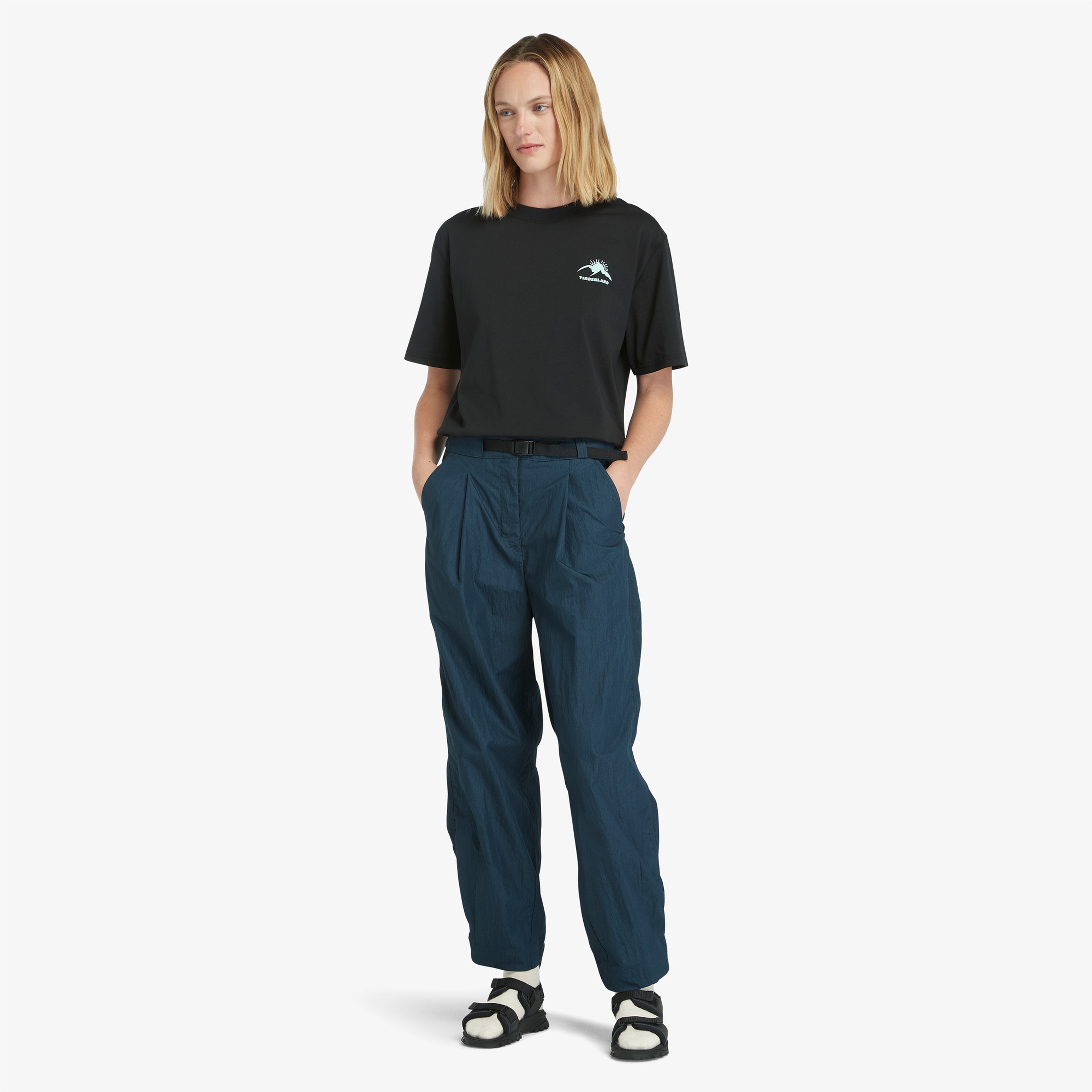 Timberland Hike Life Graphic Classic Kadın Siyah T-Shirt