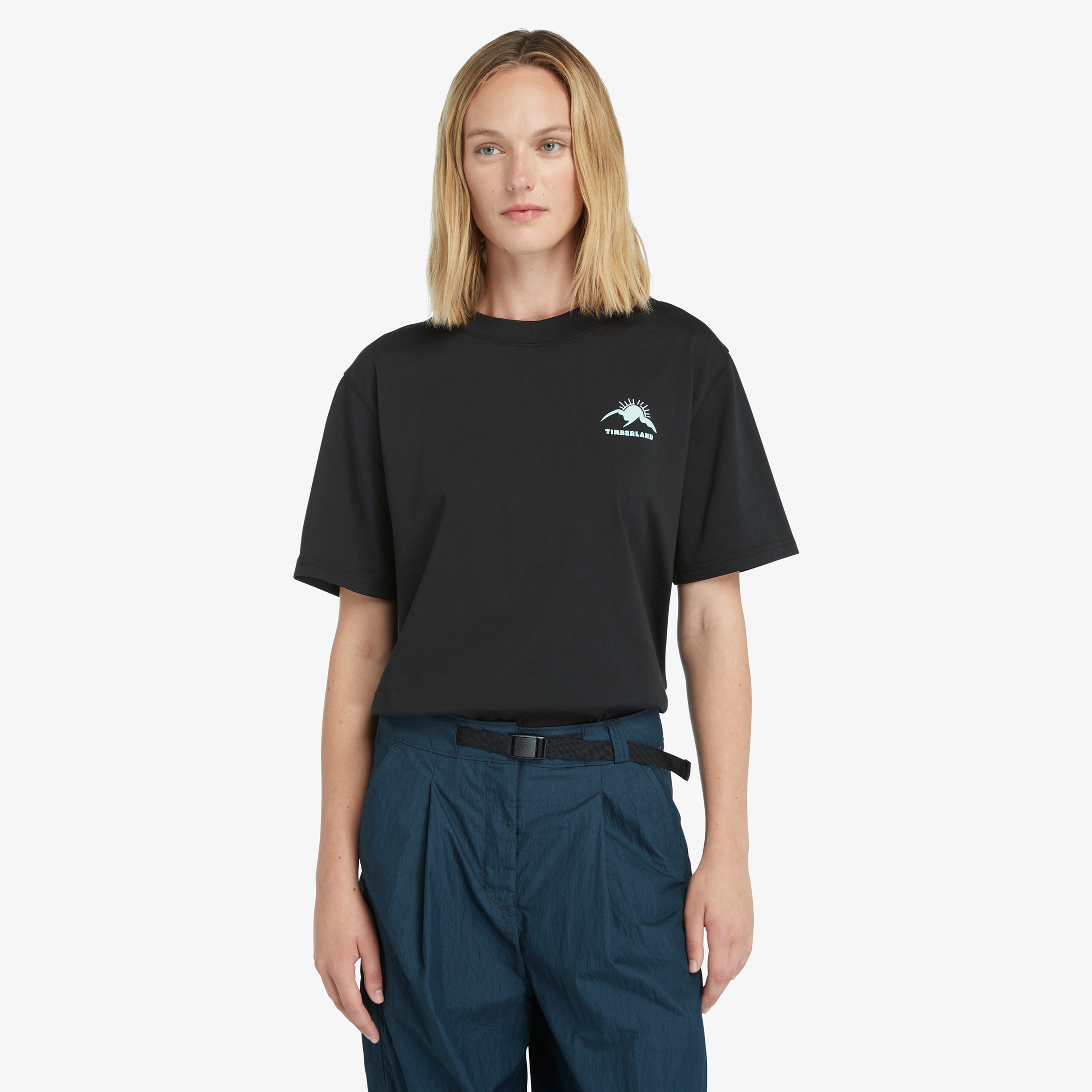 Timberland Hike Life Graphic Classic Kadın Siyah T-Shirt