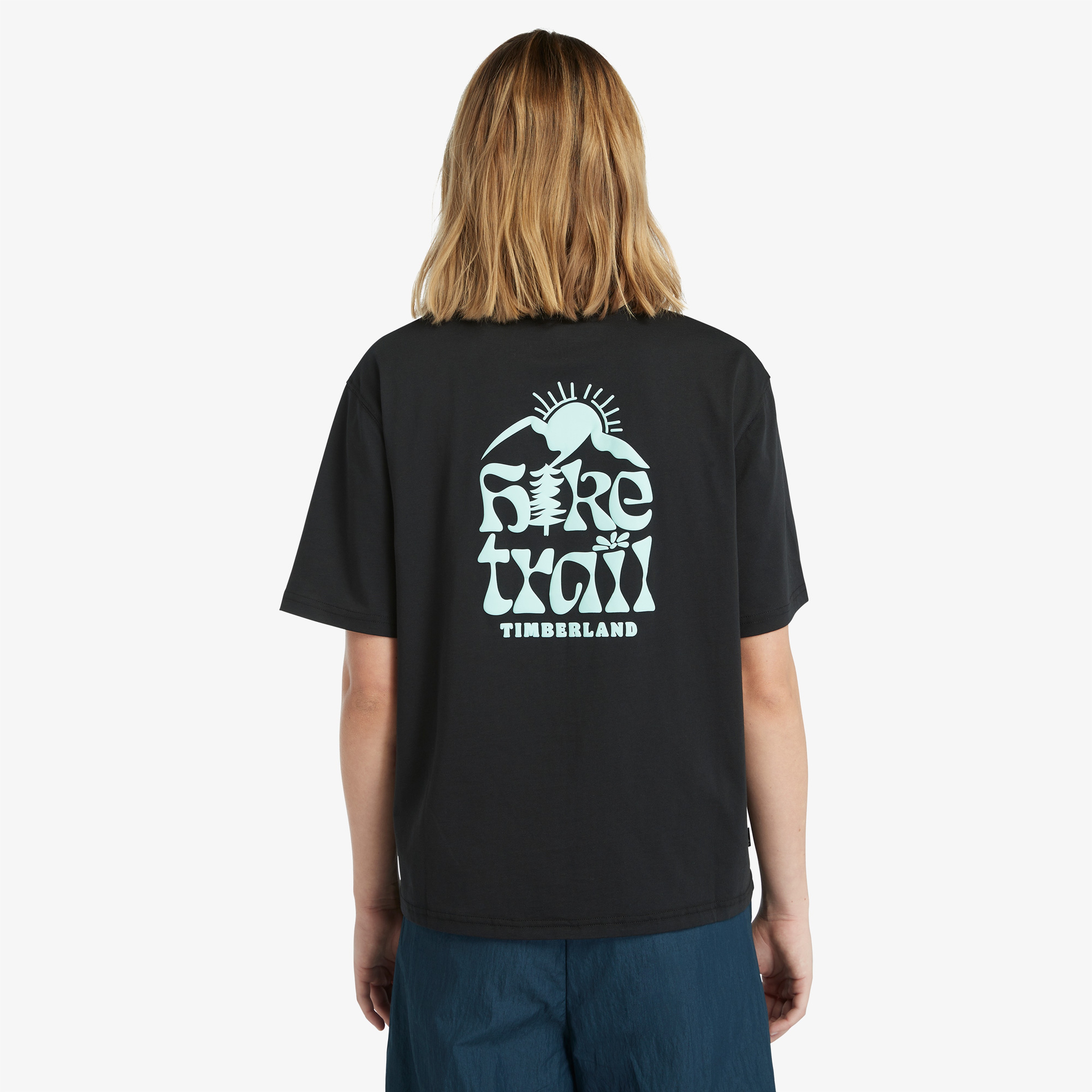 Timberland Hike Life Graphic Classic Kadın Siyah T-Shirt