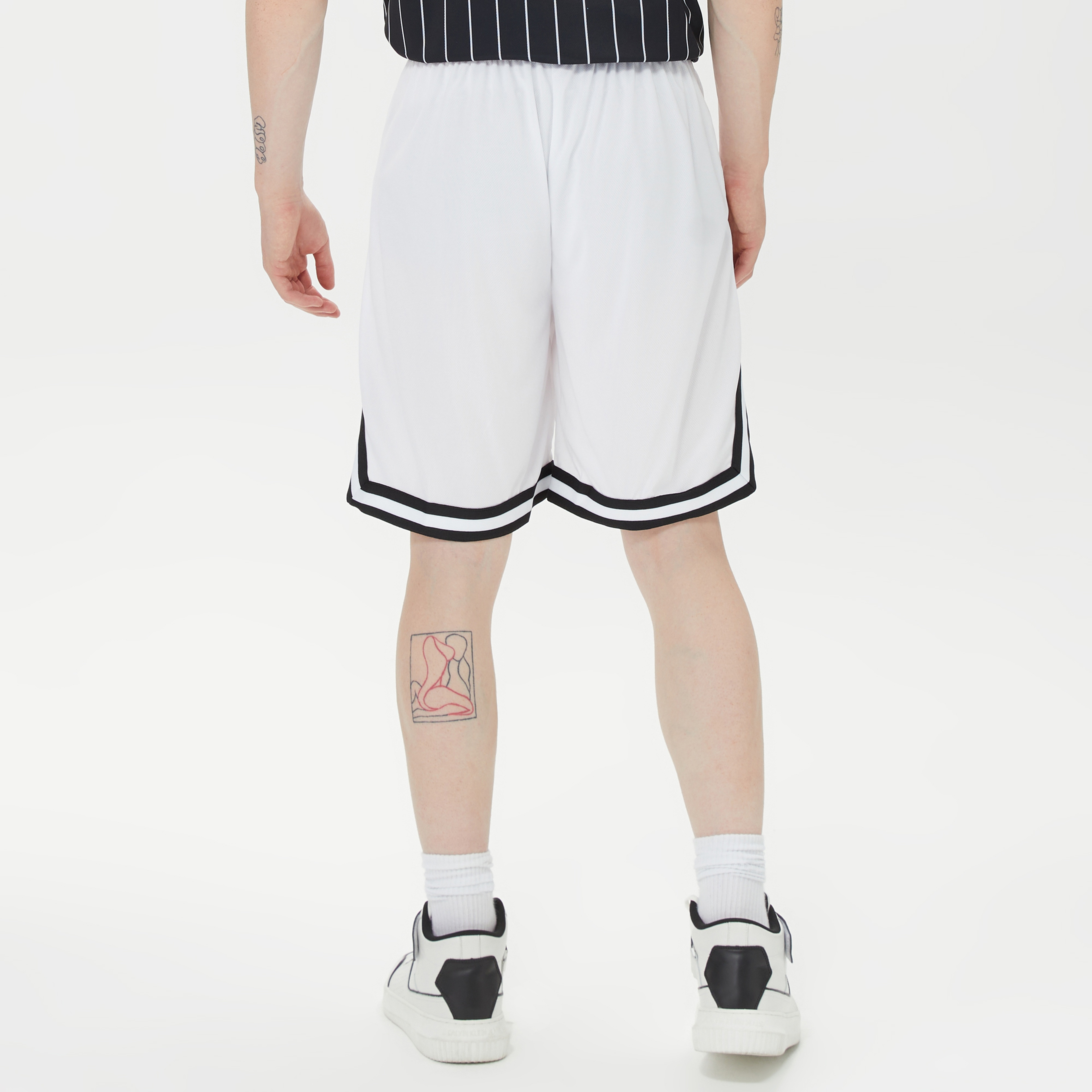 Karl Kani Signature Erkek Beyaz Şort