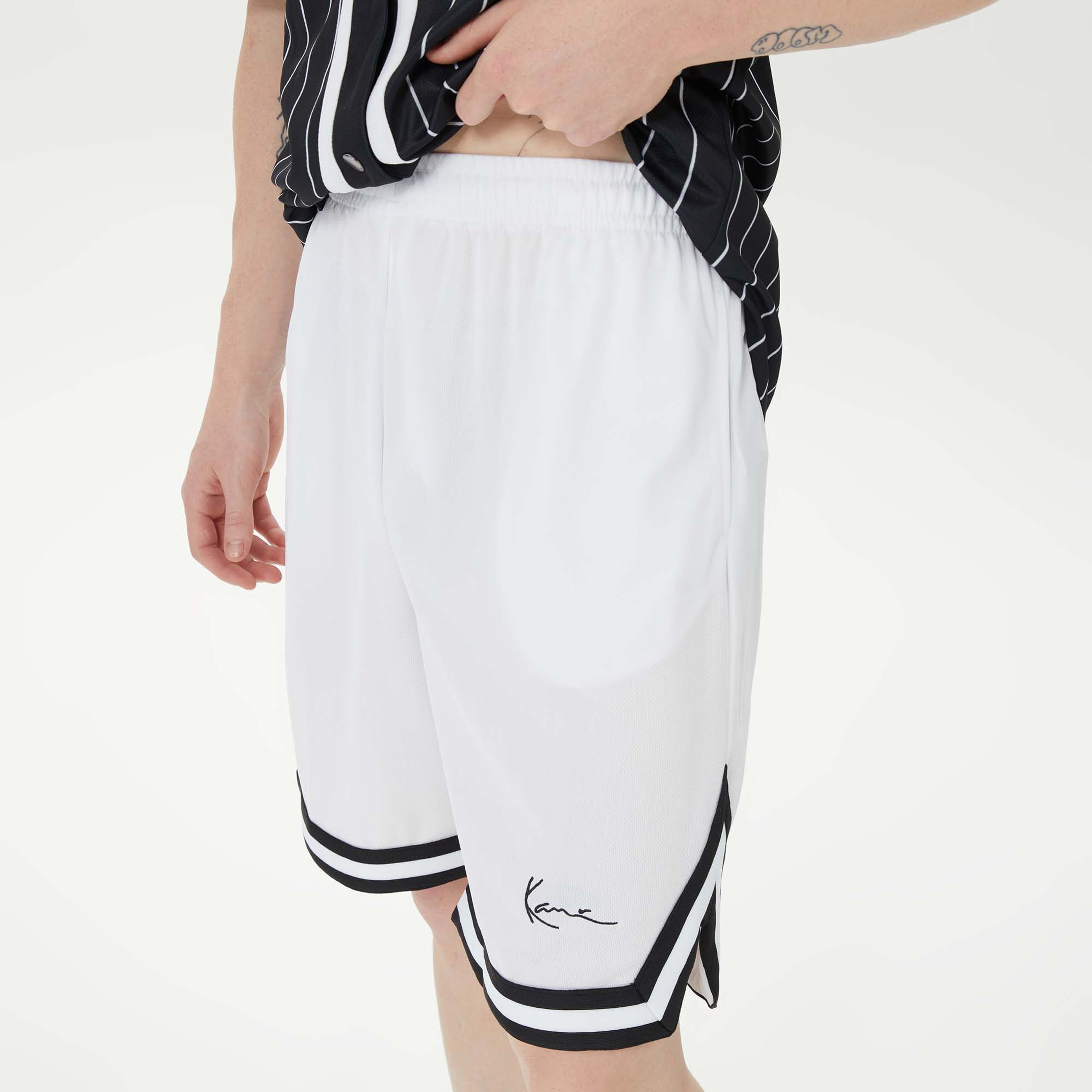 Karl Kani Signature Erkek Beyaz Şort