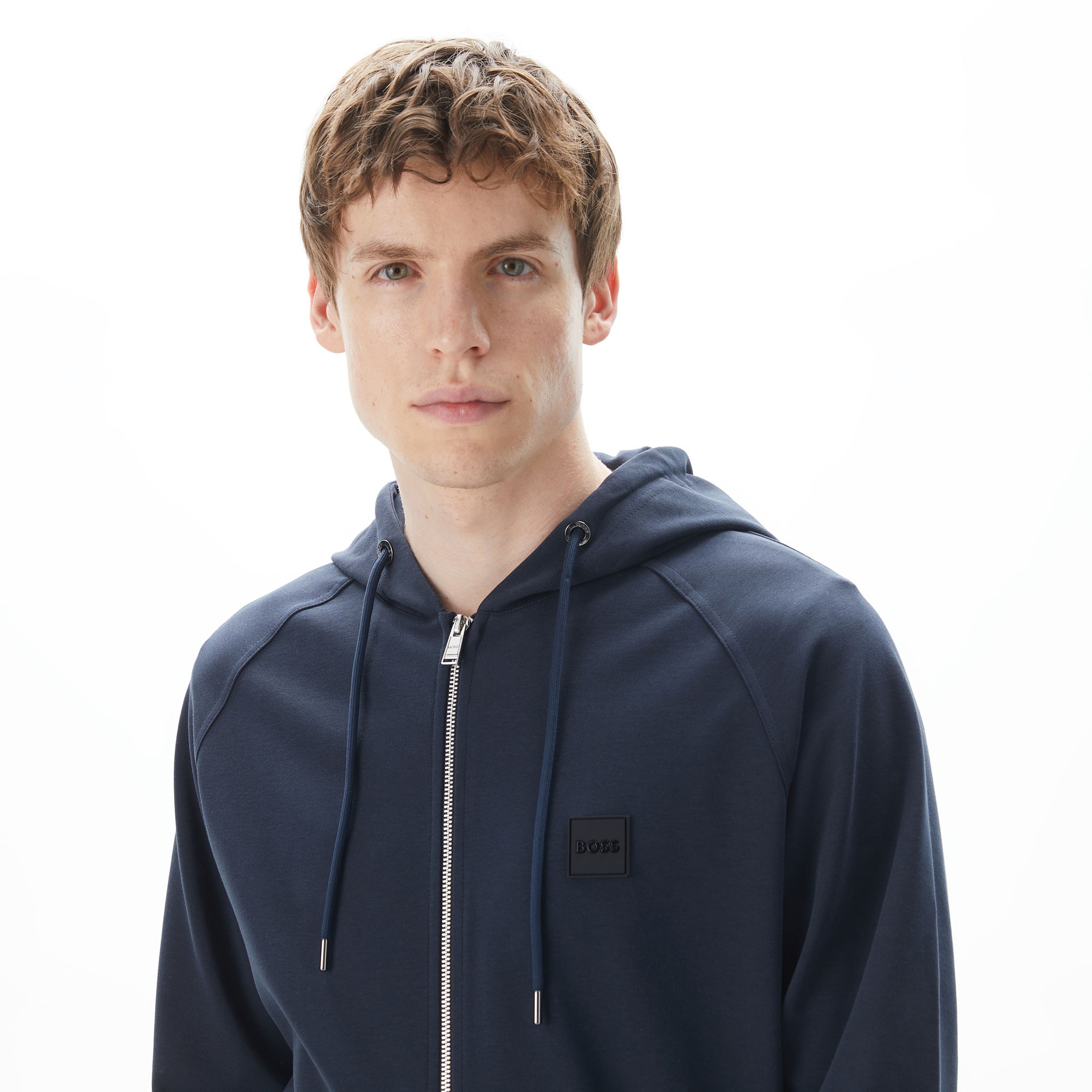 Boss Steele 85 Erkek Mavi Sweatshirt