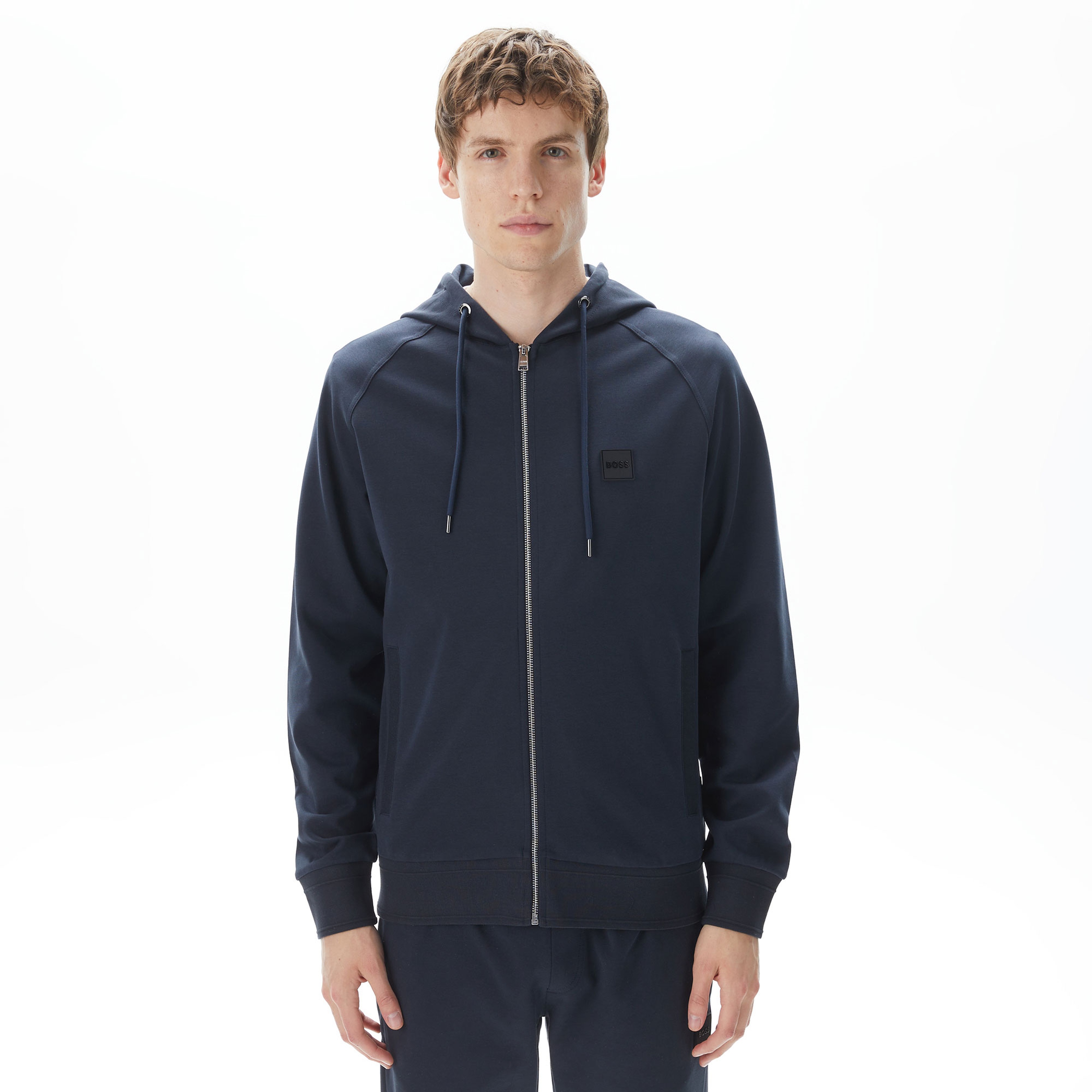 Boss Steele 85 Erkek Mavi Sweatshirt