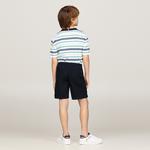 Tommy Hilfiger Pull On Monotype Erkek Çocuk Lacivert Şort