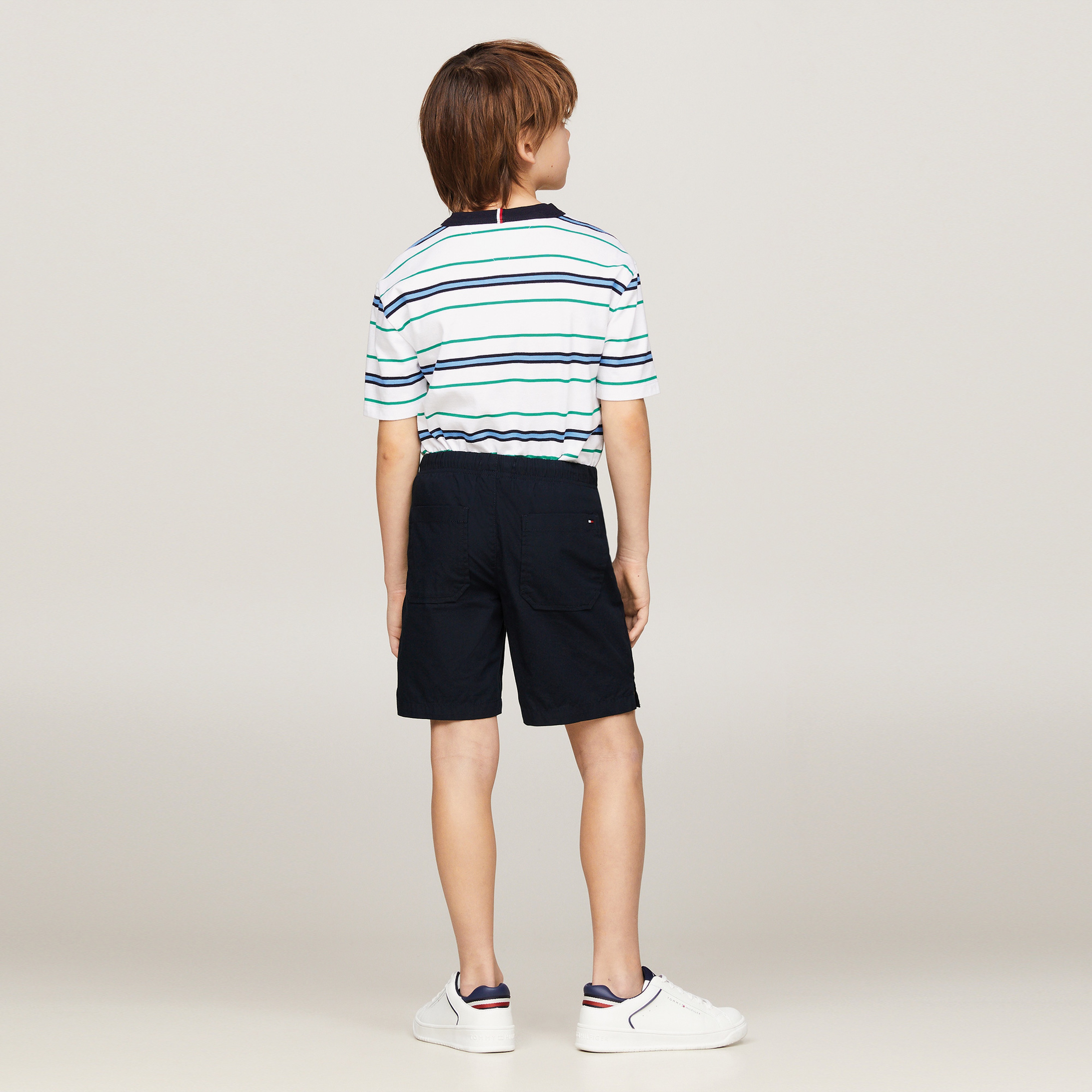 Tommy Hilfiger Pull On Monotype Erkek Çocuk Lacivert Şort
