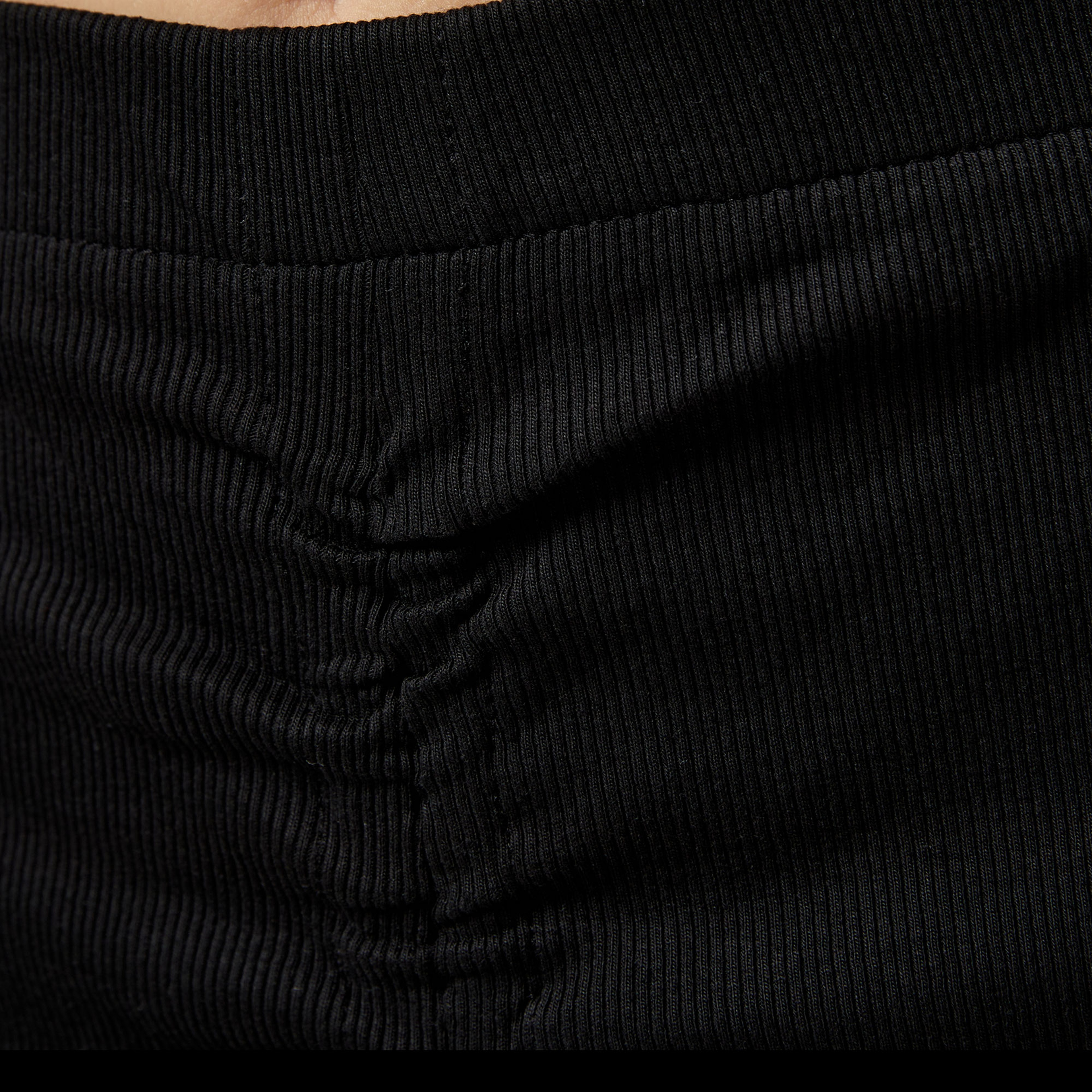 Karl Kani KK Small Sign. Rib Gathering Flared Kadın Siyah Pantolon