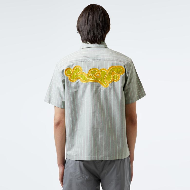 HUF Parker S/S Work Erkek Yeşil Gömlek