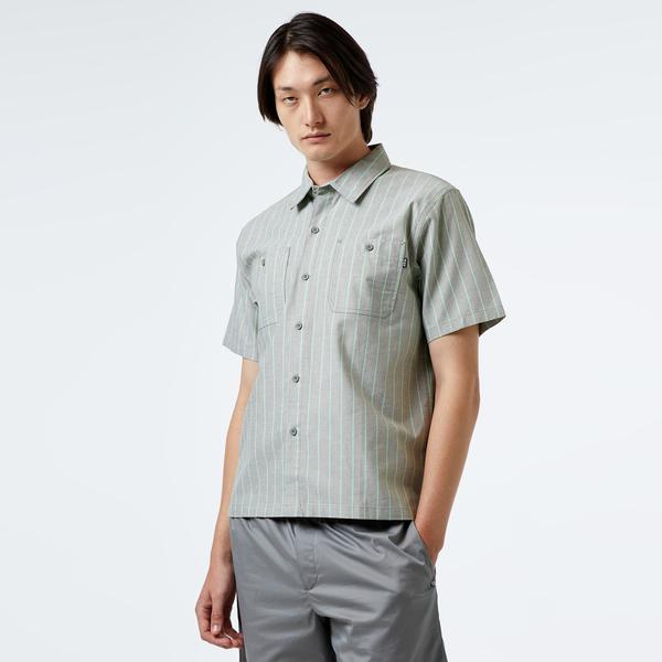 HUF Parker S/S Work Erkek Yeşil Gömlek