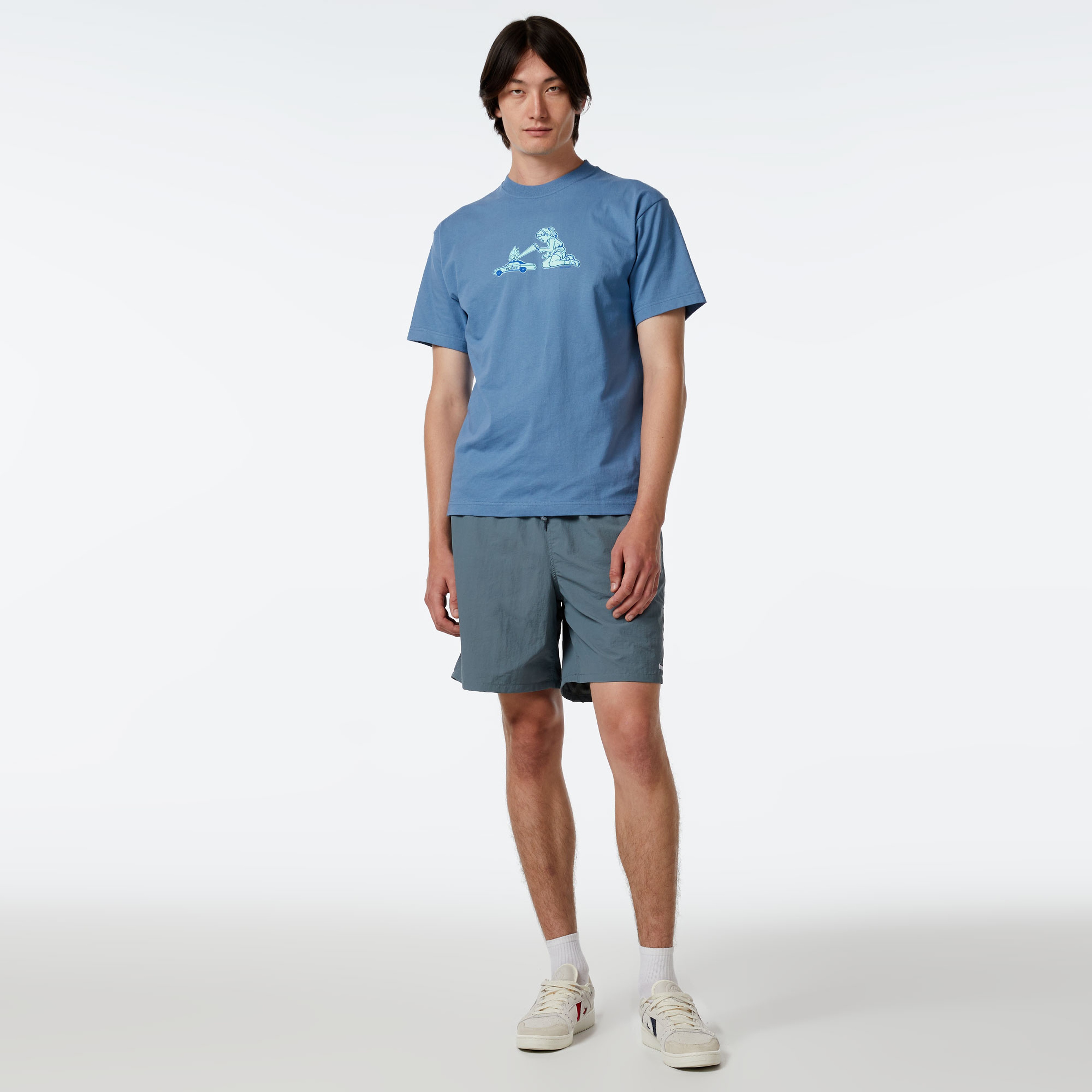 HUF Playtime S/S Erkek Mavi T-Shirt