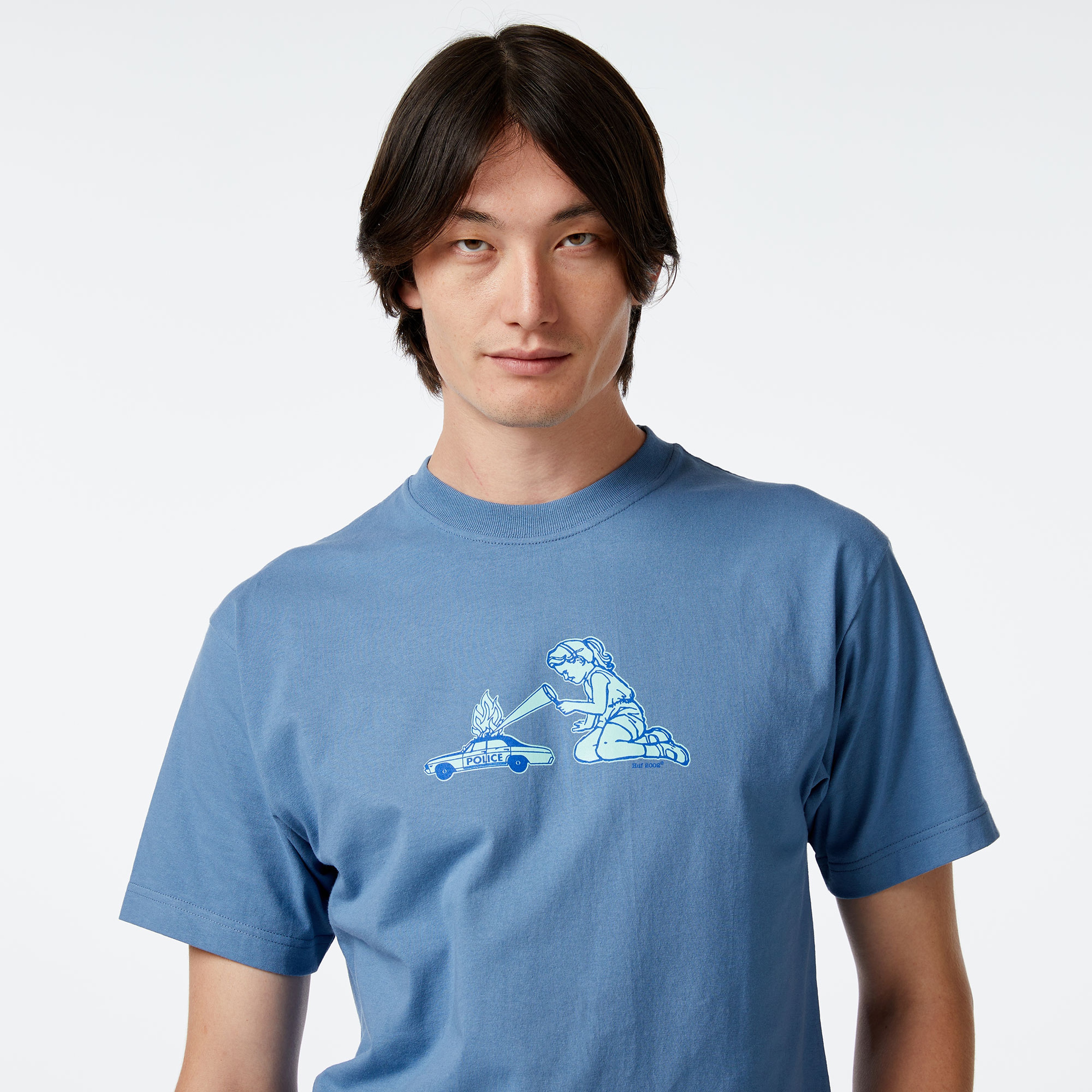 HUF Playtime S/S Erkek Mavi T-Shirt