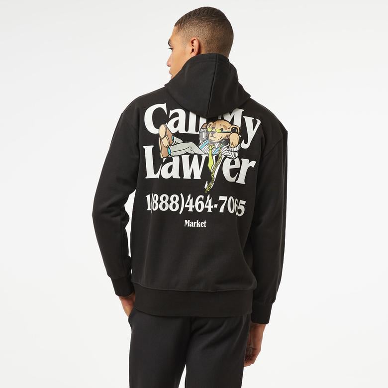 Market Better Call Bear Erkek Siyah Sweatshirt