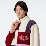 HUF Remix Quarter Zip Fleece Erkek Lila Ceket