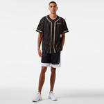 New Era Ne Pinstripe Jersey Erkek Siyah T-Shirt