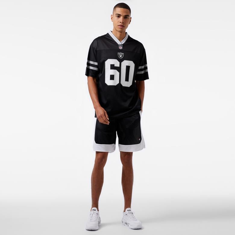 New Era Nos Nfl Mesh Tee Erkek Siyah T-Shirt