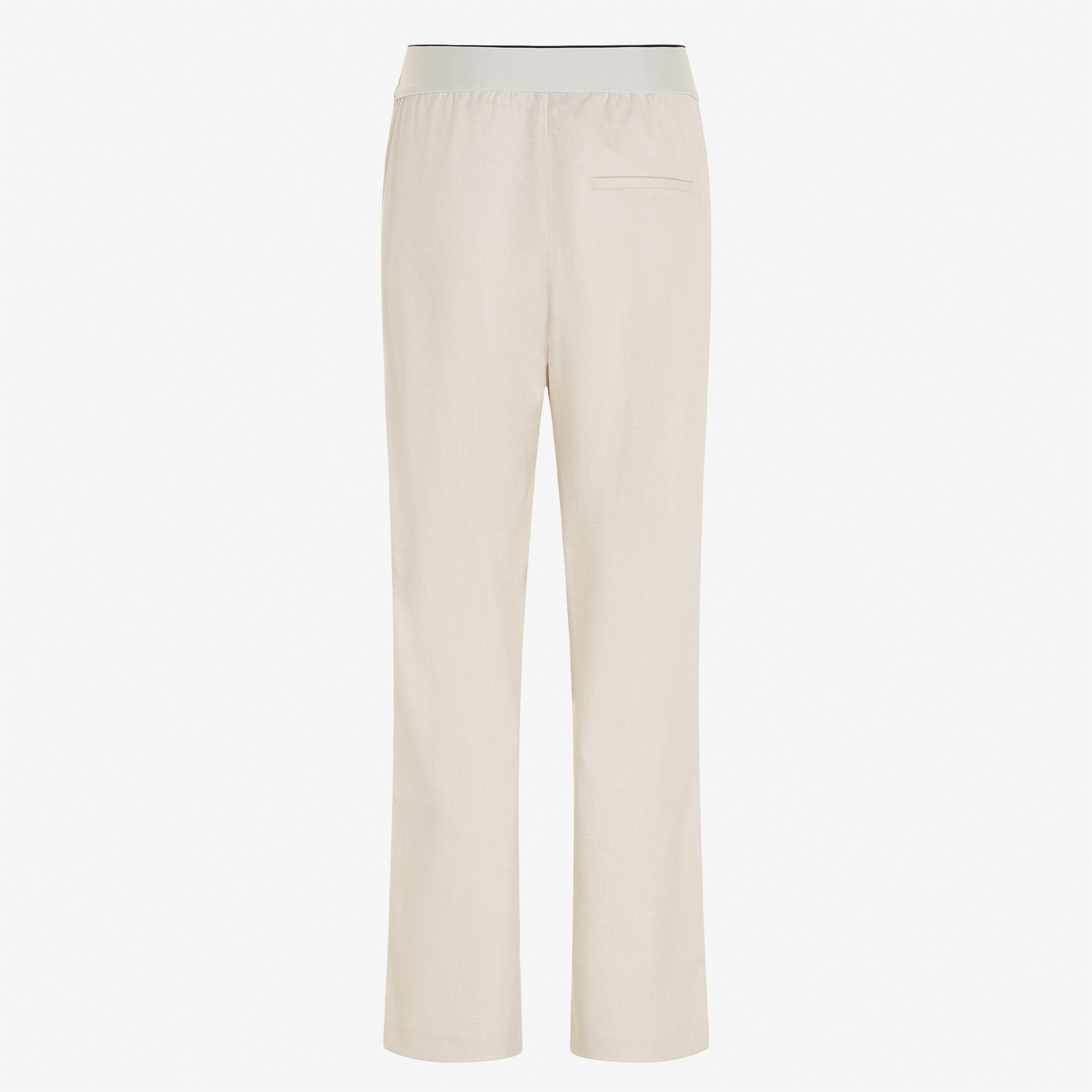 Tommy Hilfiger Logoll On Slimaight Kadın Bej Pantolon