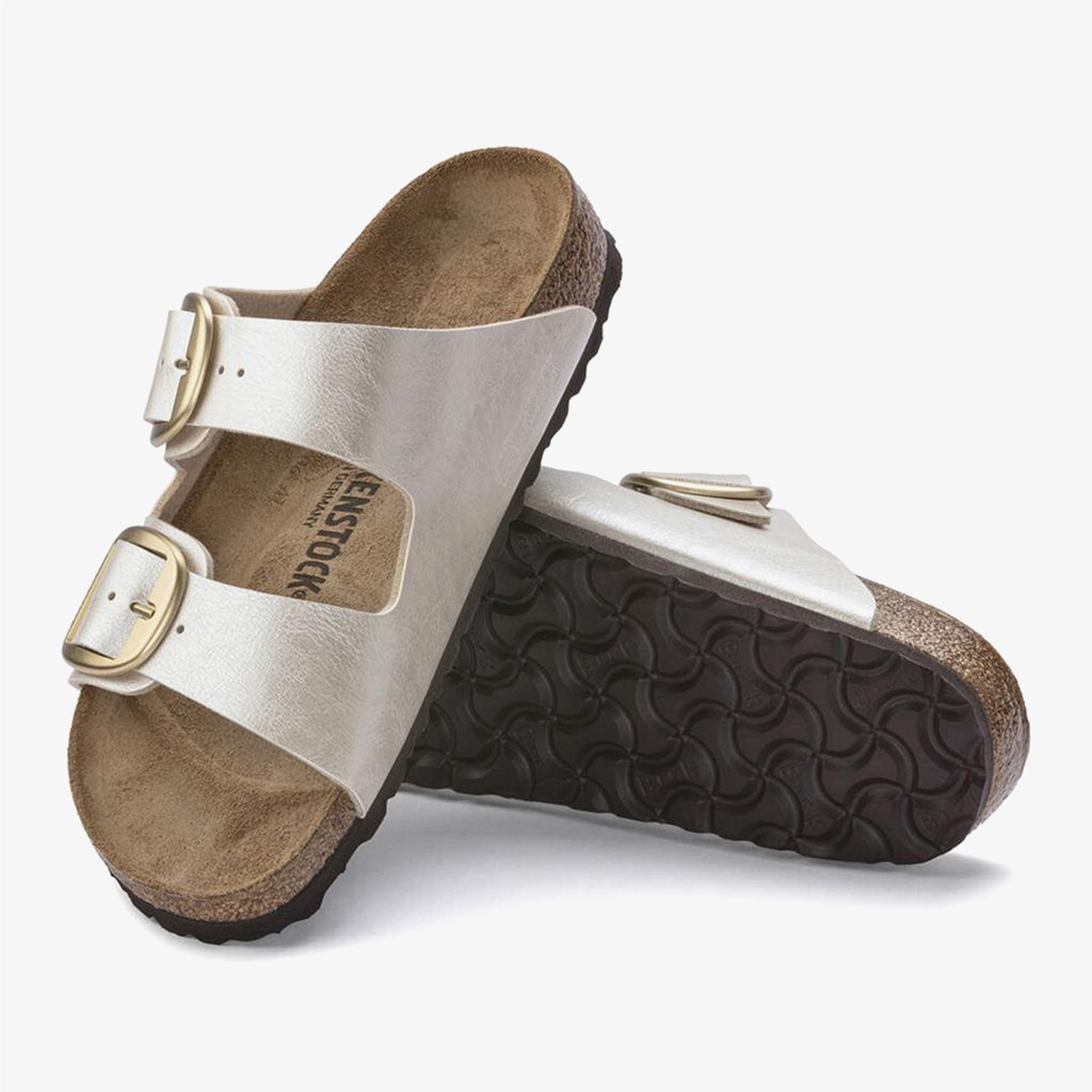 Birkenstock Arizona Big Buckle Bf Graceful Kadın Gri Terlik