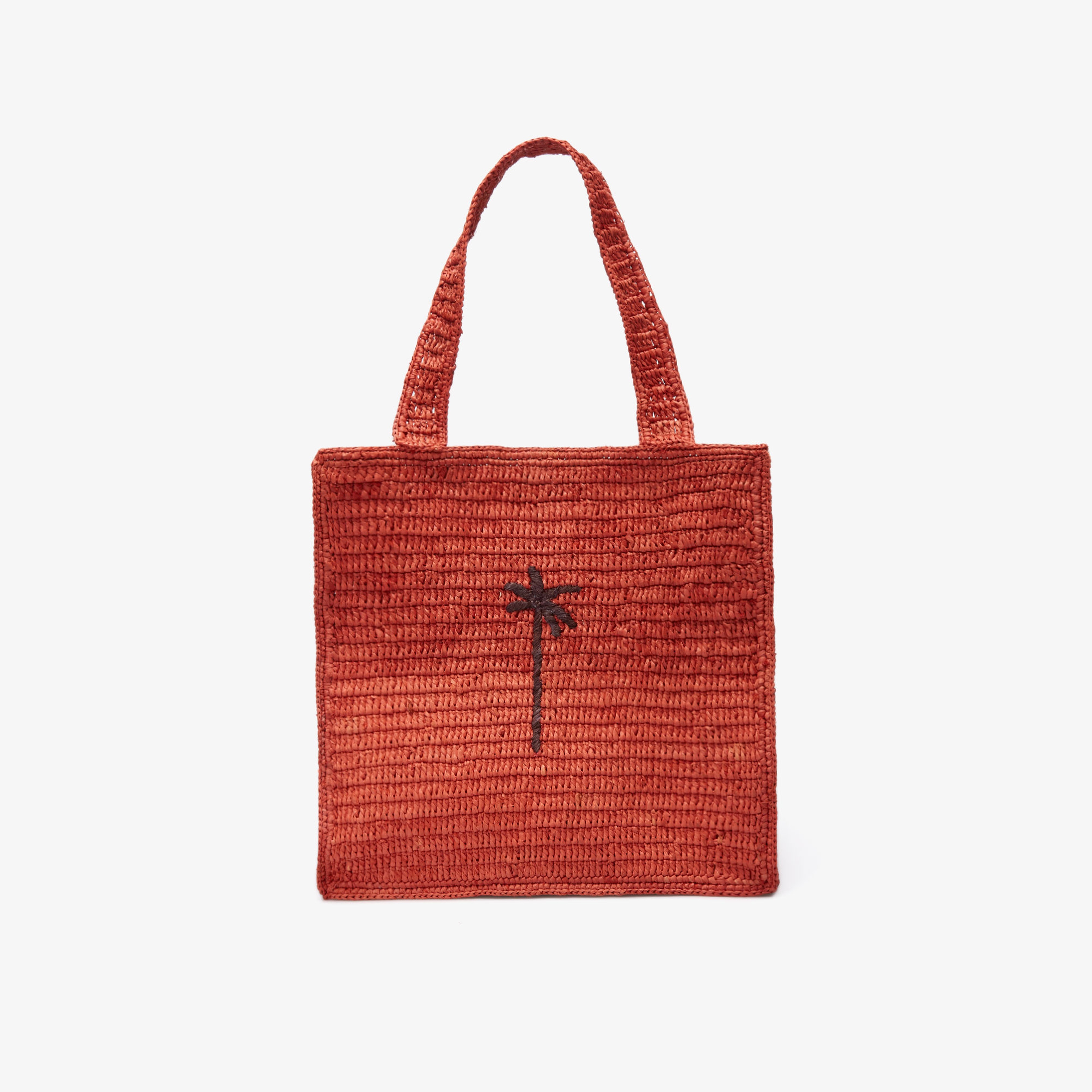 Manebi Squared Tote Unisex Kahverengi El Çantası