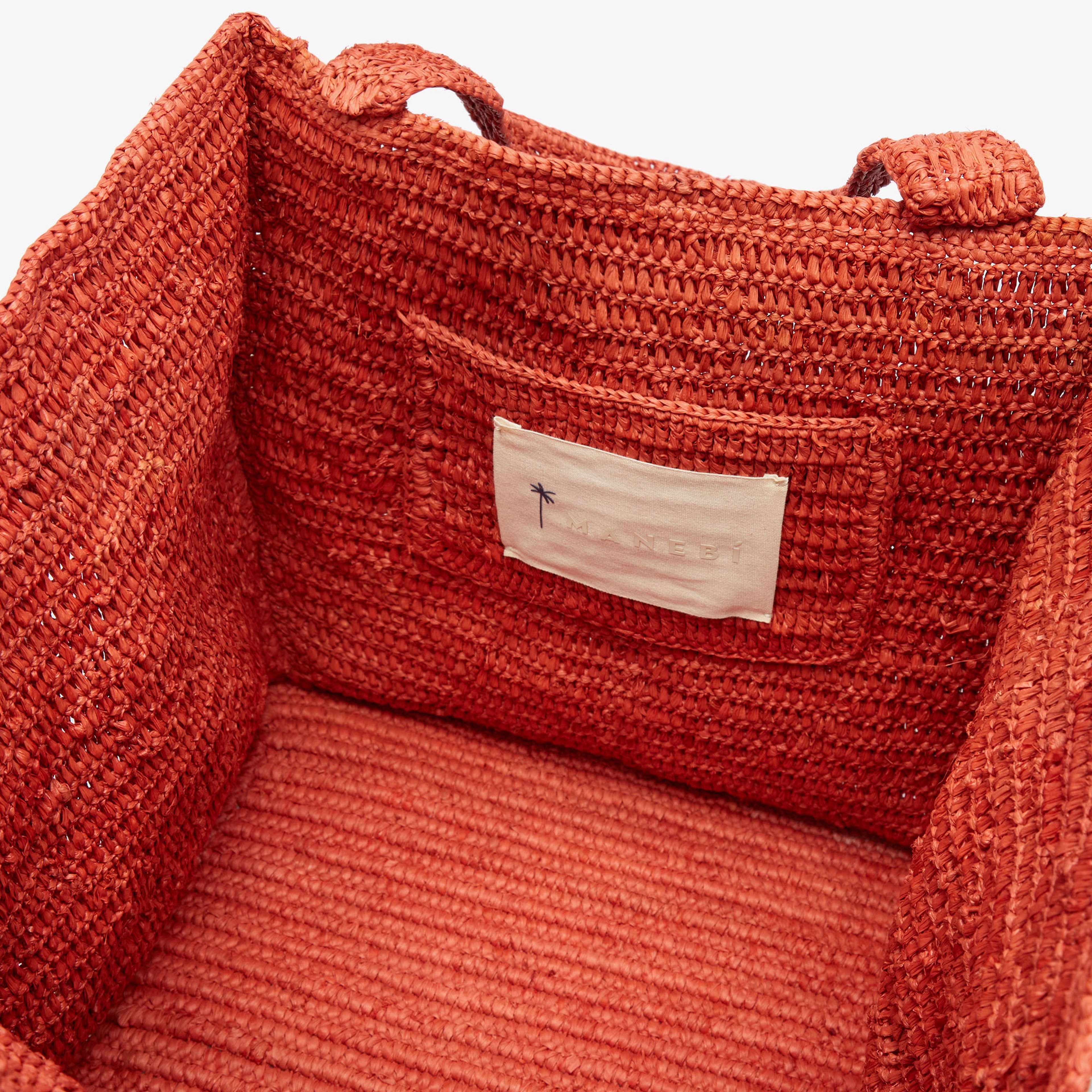 Manebi Squared Tote Unisex Kahverengi El Çantası