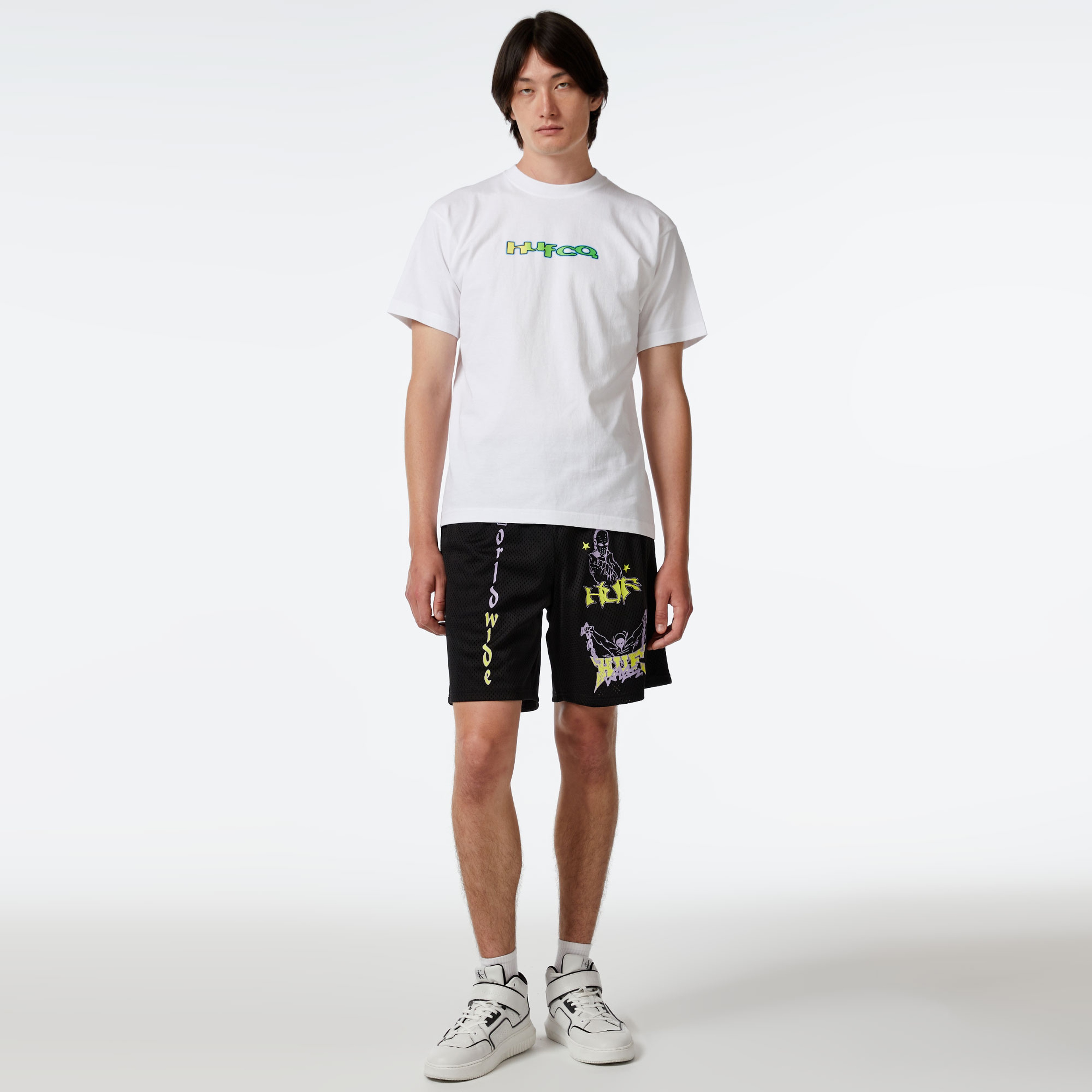 HUF Zine Mesh Basketball Erkek Siyah Şort