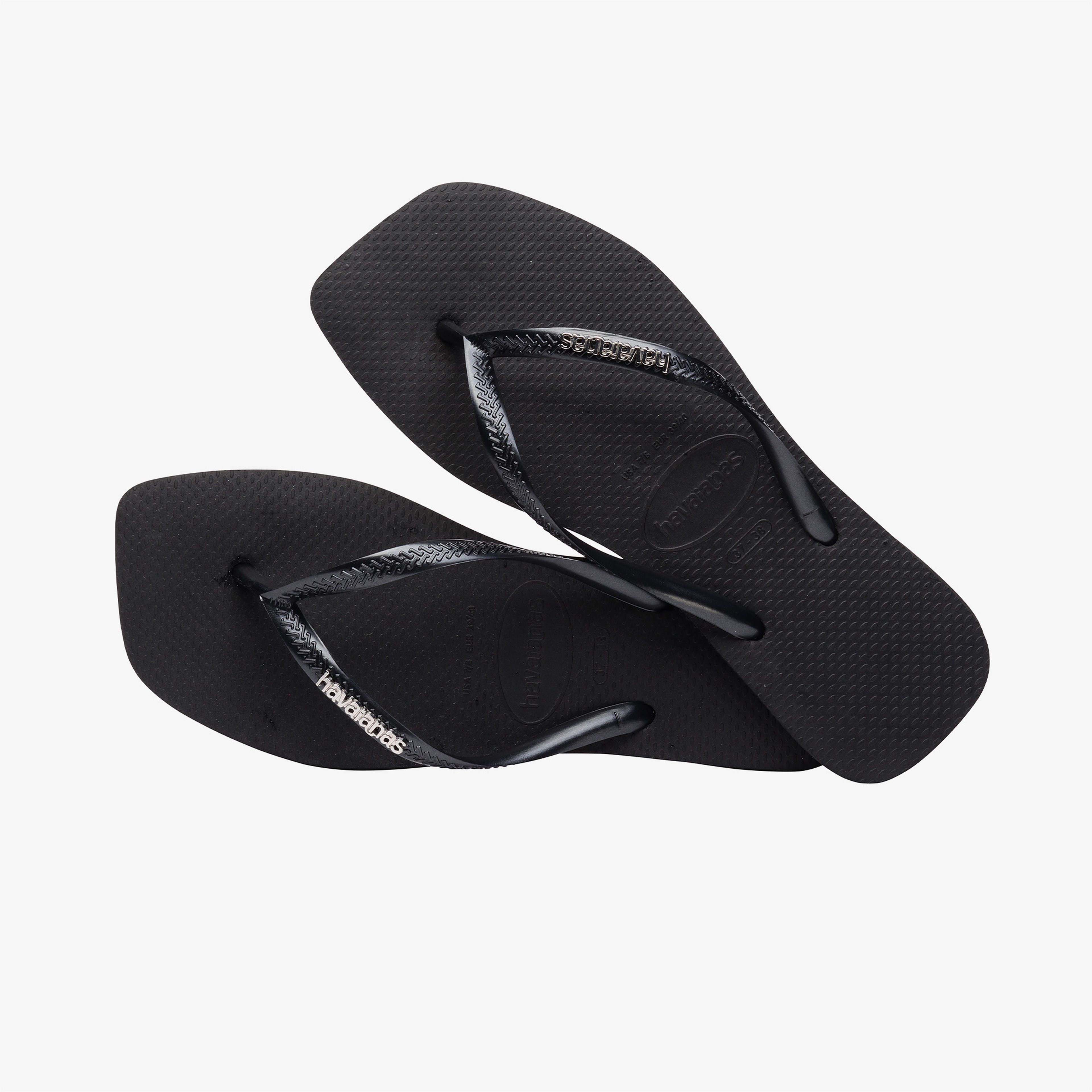 Havaianas Square Logo Kadın Siyah Terlik