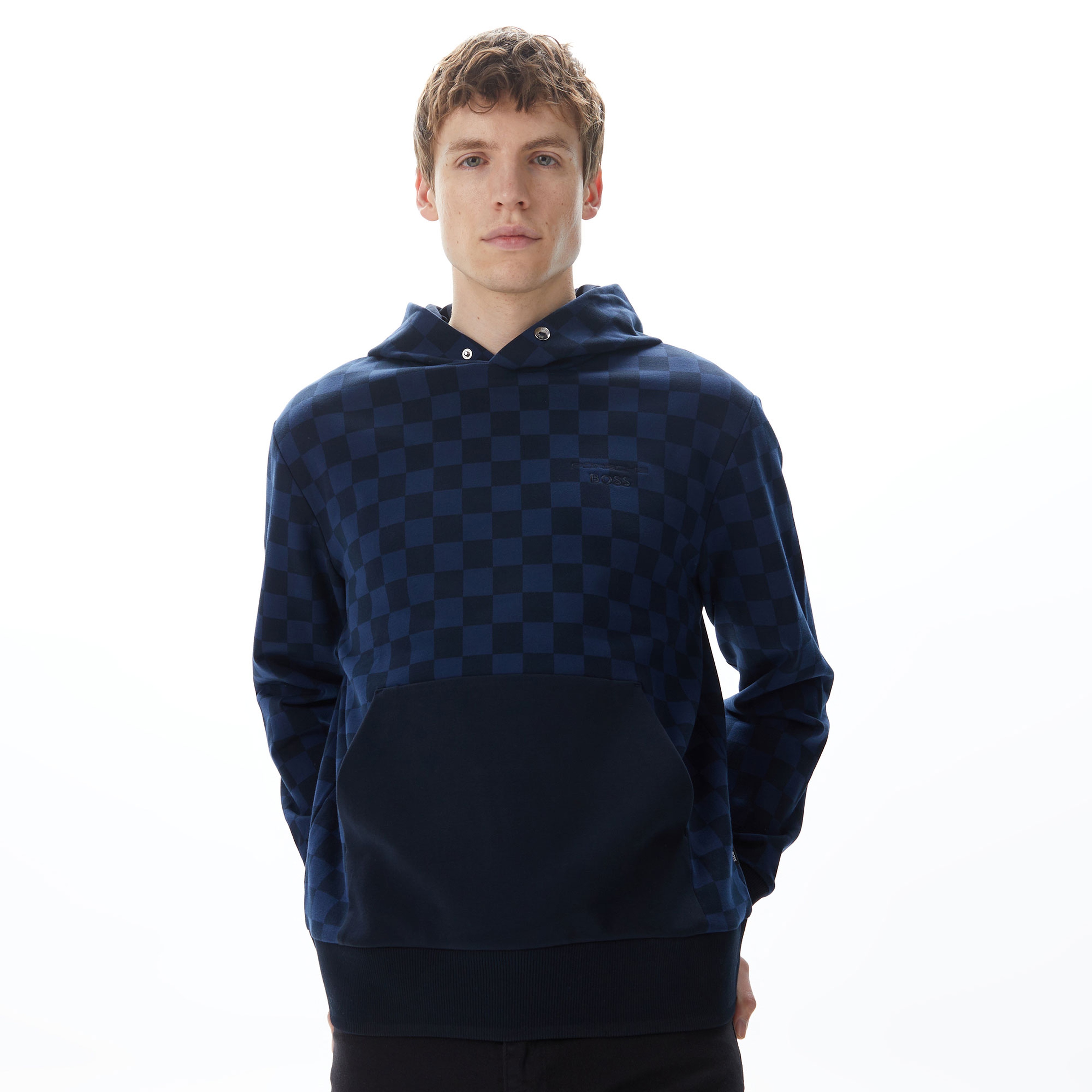 Boss Seeger 280_Ps Erkek Mavi Sweatshirt