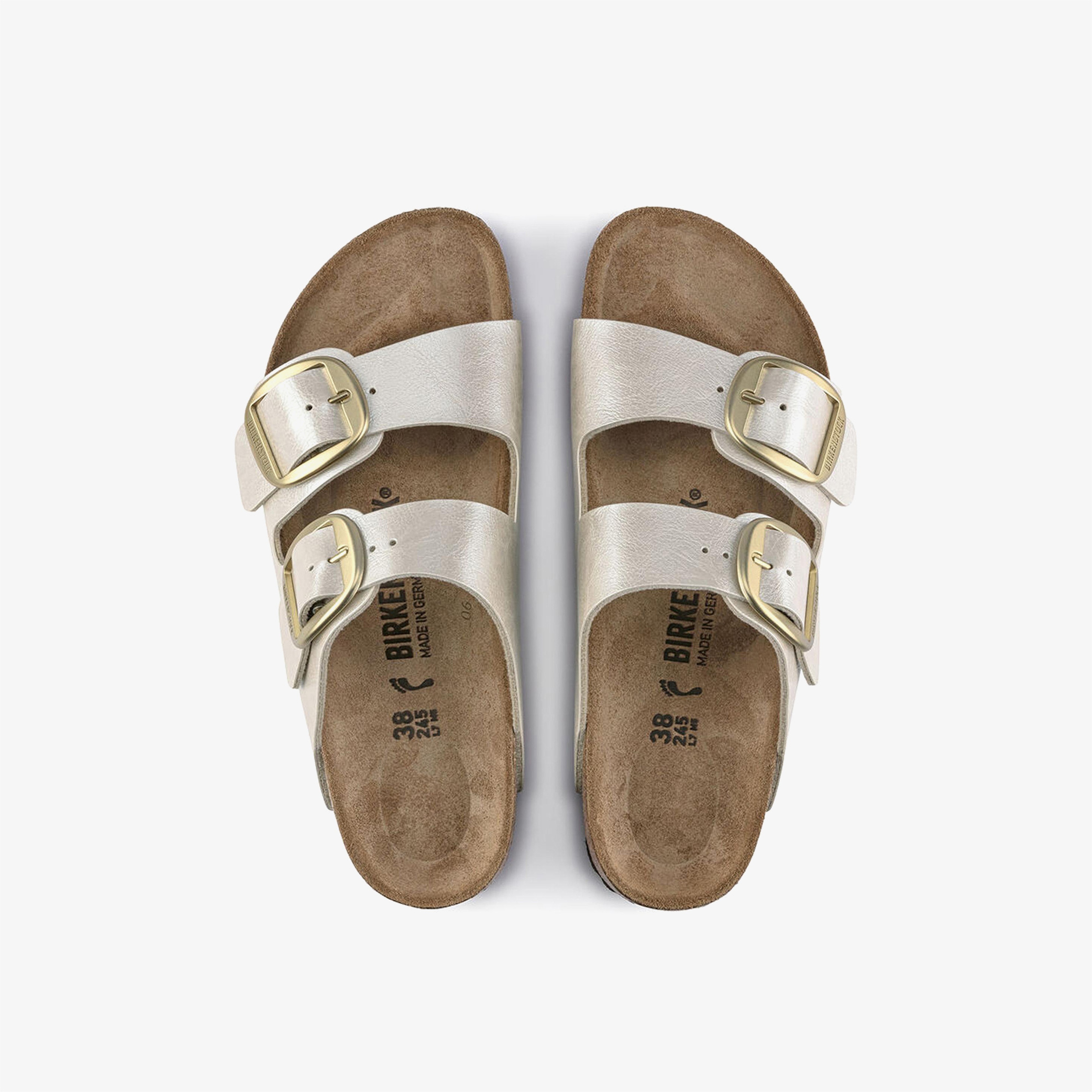 Birkenstock Arizona Big Buckle Bf Graceful Kadın Gri Terlik
