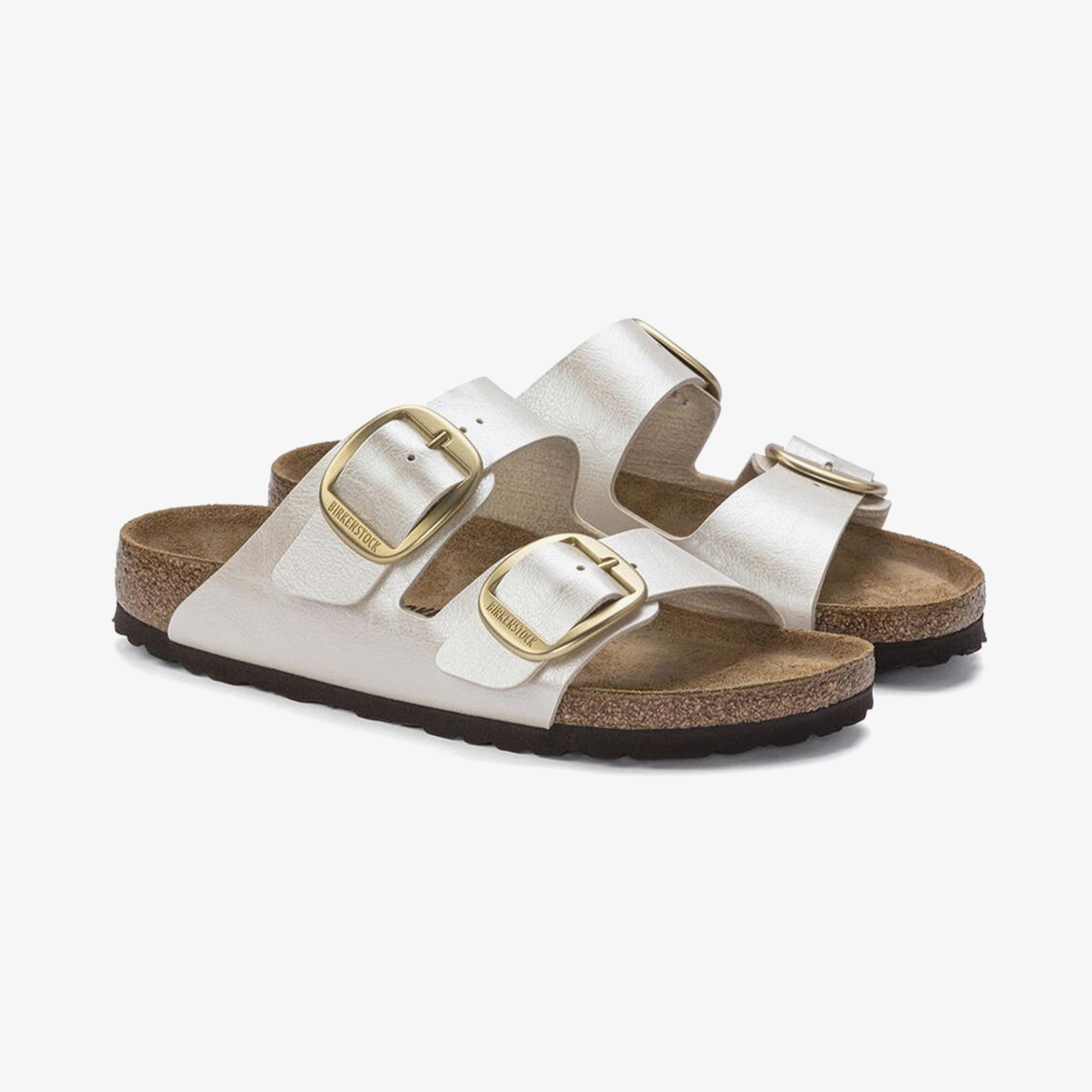Birkenstock Arizona Big Buckle Bf Graceful Kadın Gri Terlik