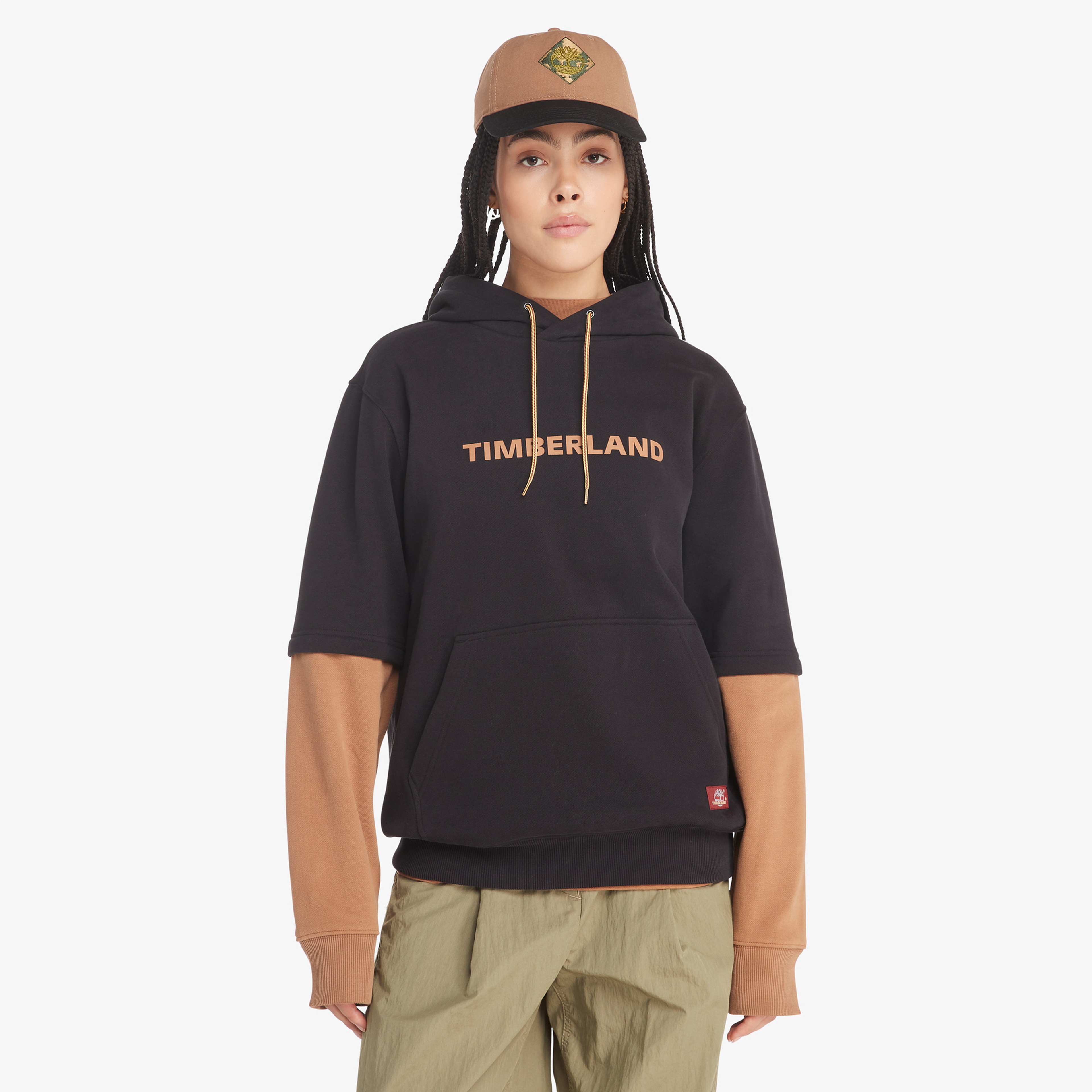Timberland Embroidered Tree Erkek Siyah Sweatshirt
