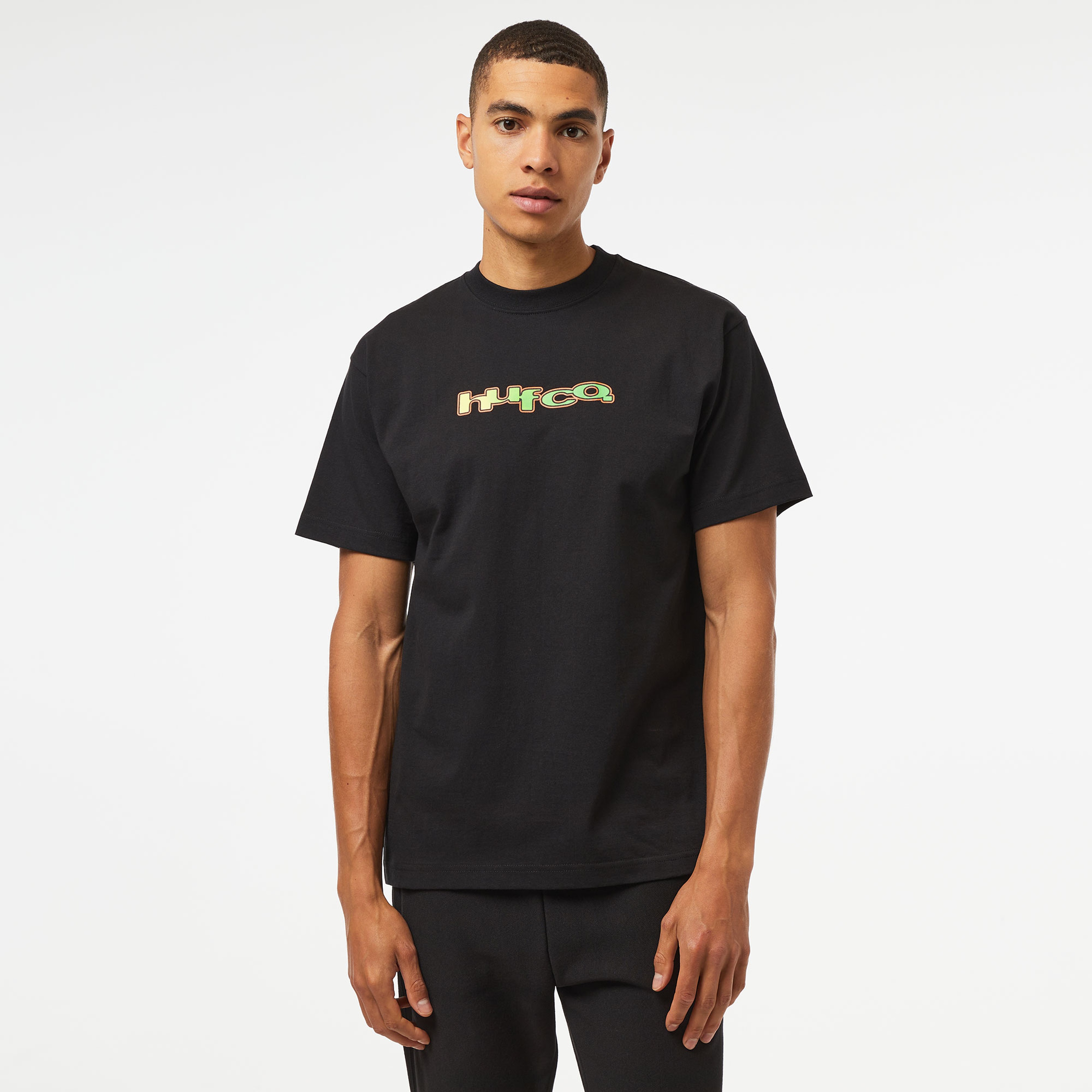 HUF Club House S/S Erkek Siyah T-Shirt