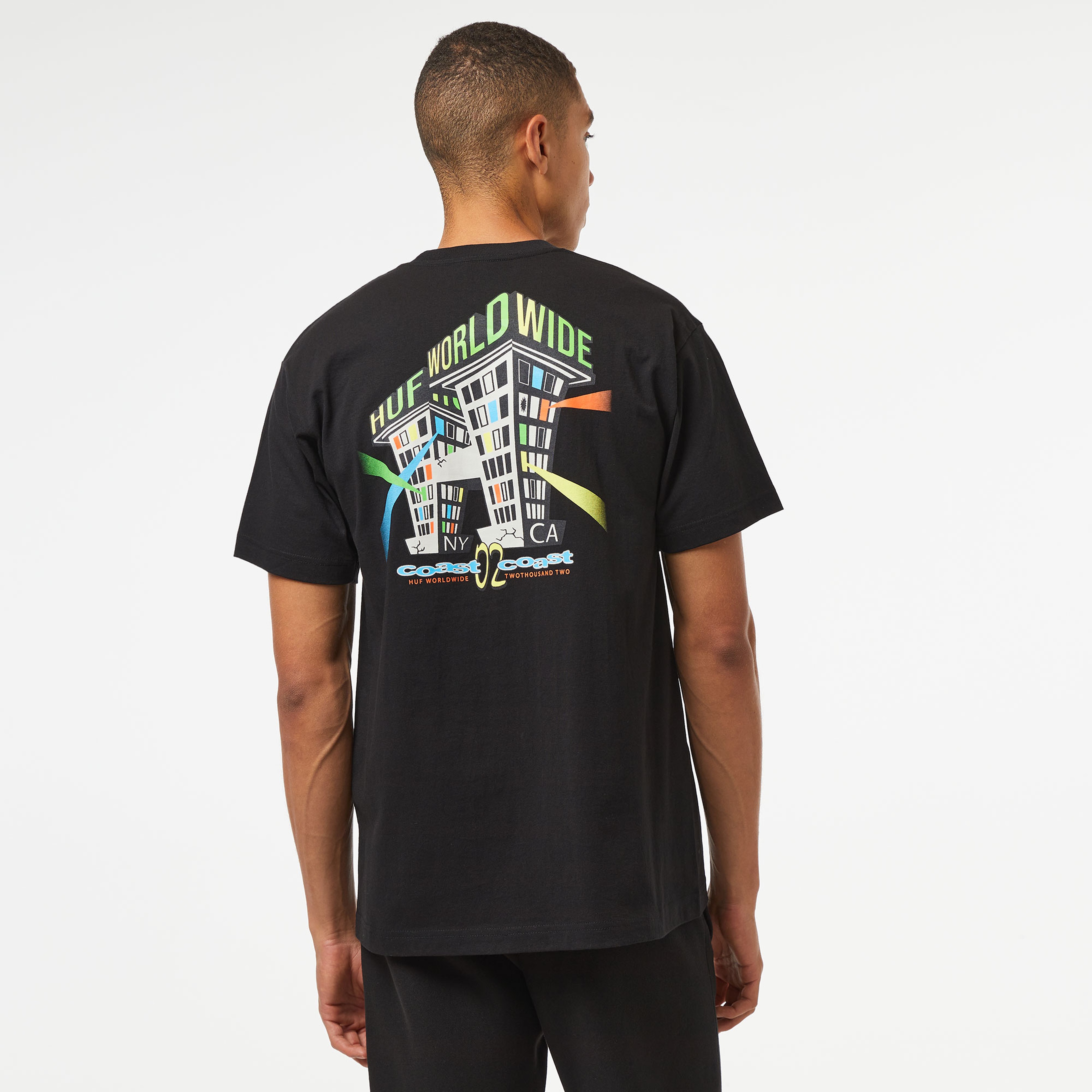 HUF Club House S/S Erkek Siyah T-Shirt