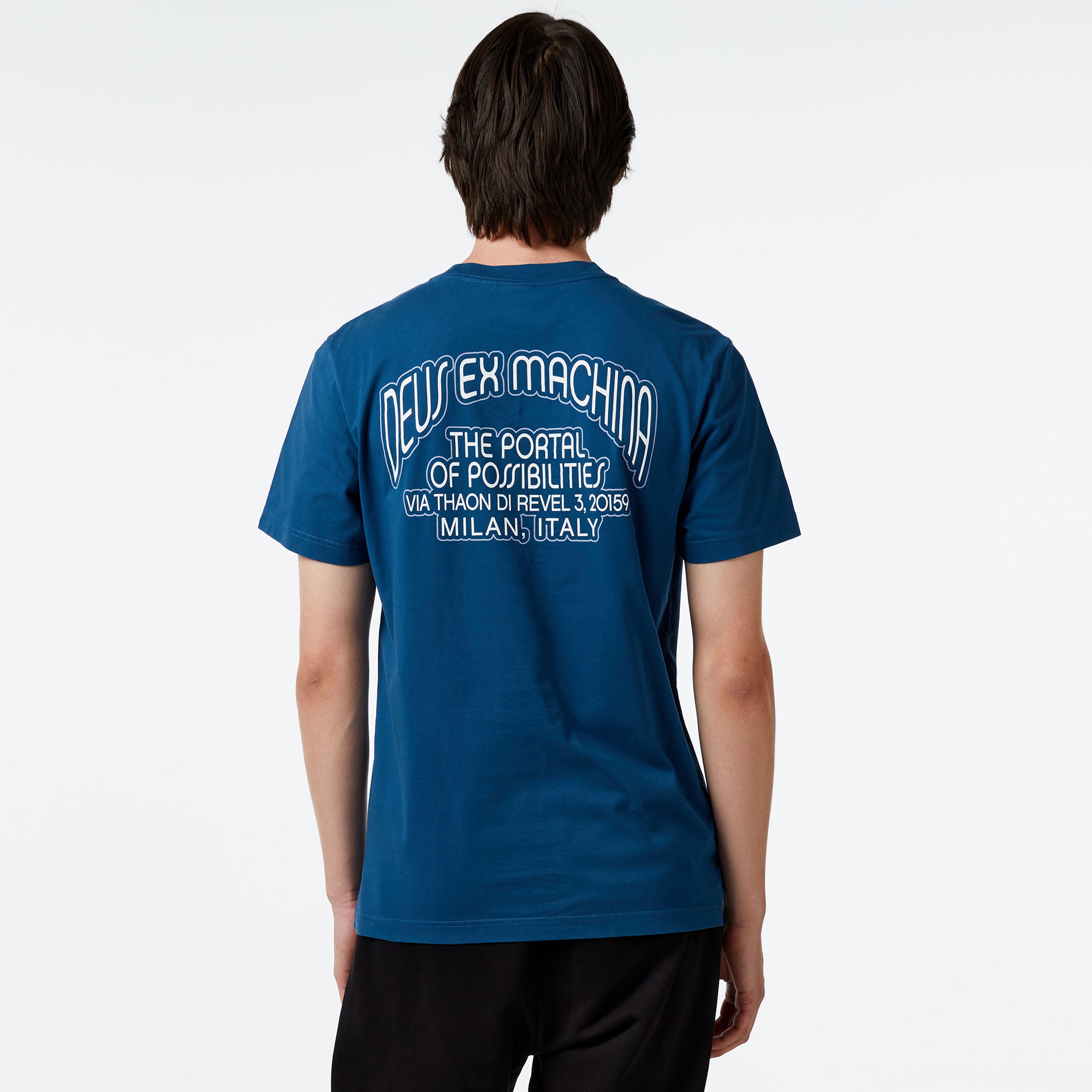 Deus Ex Machina Pots Erkek Mavi T-Shirt